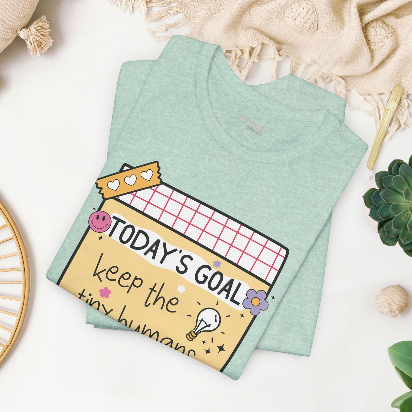 Trendy Motivational Teacher Soft Cotton Tee