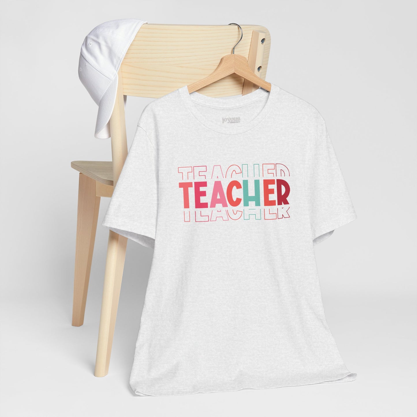 Colorful Teacher Soft Cotton Tee for School Teachers