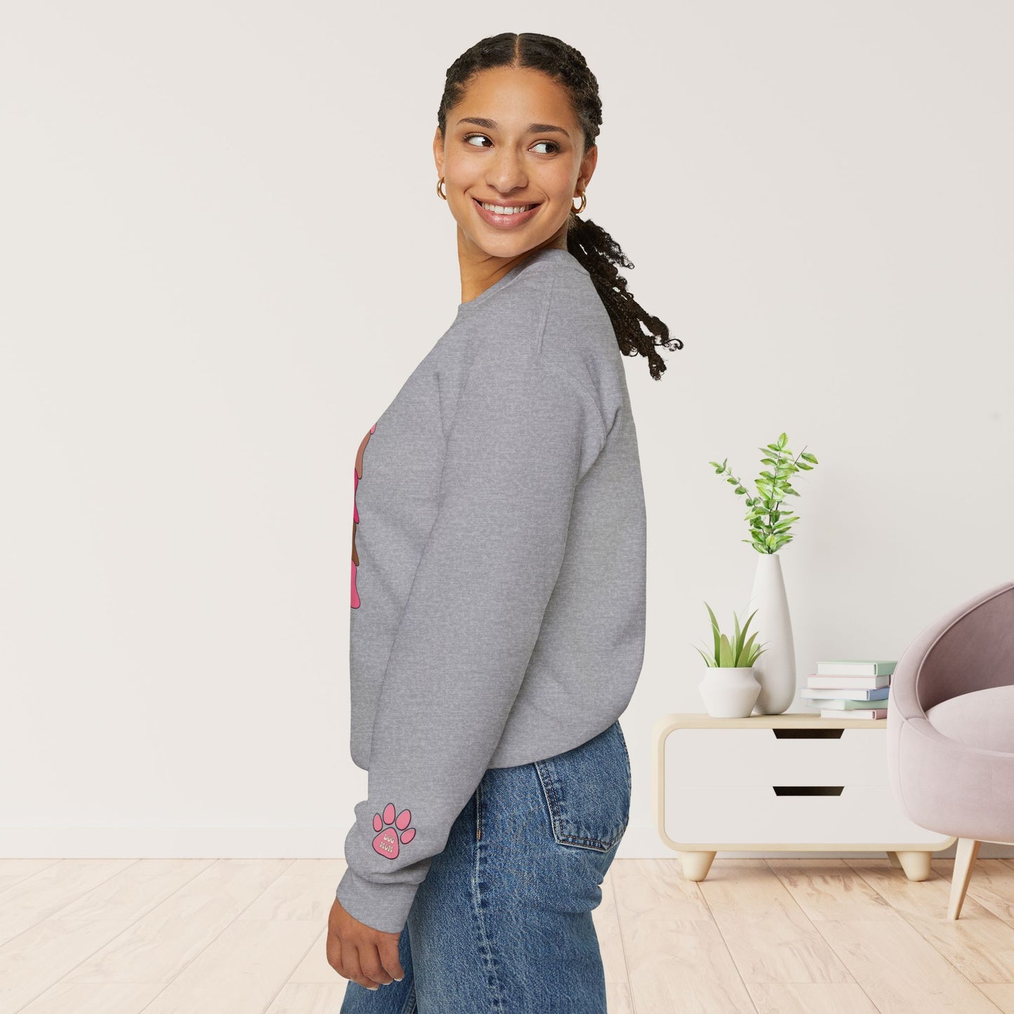 Pink Dog Mom Sweatshirt
