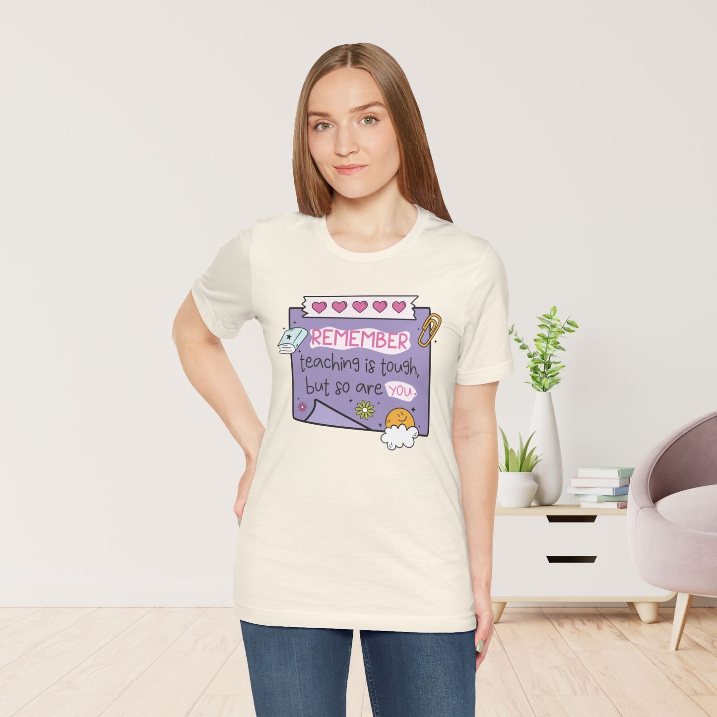Trendy Motivational Teacher Soft Cotton Tee