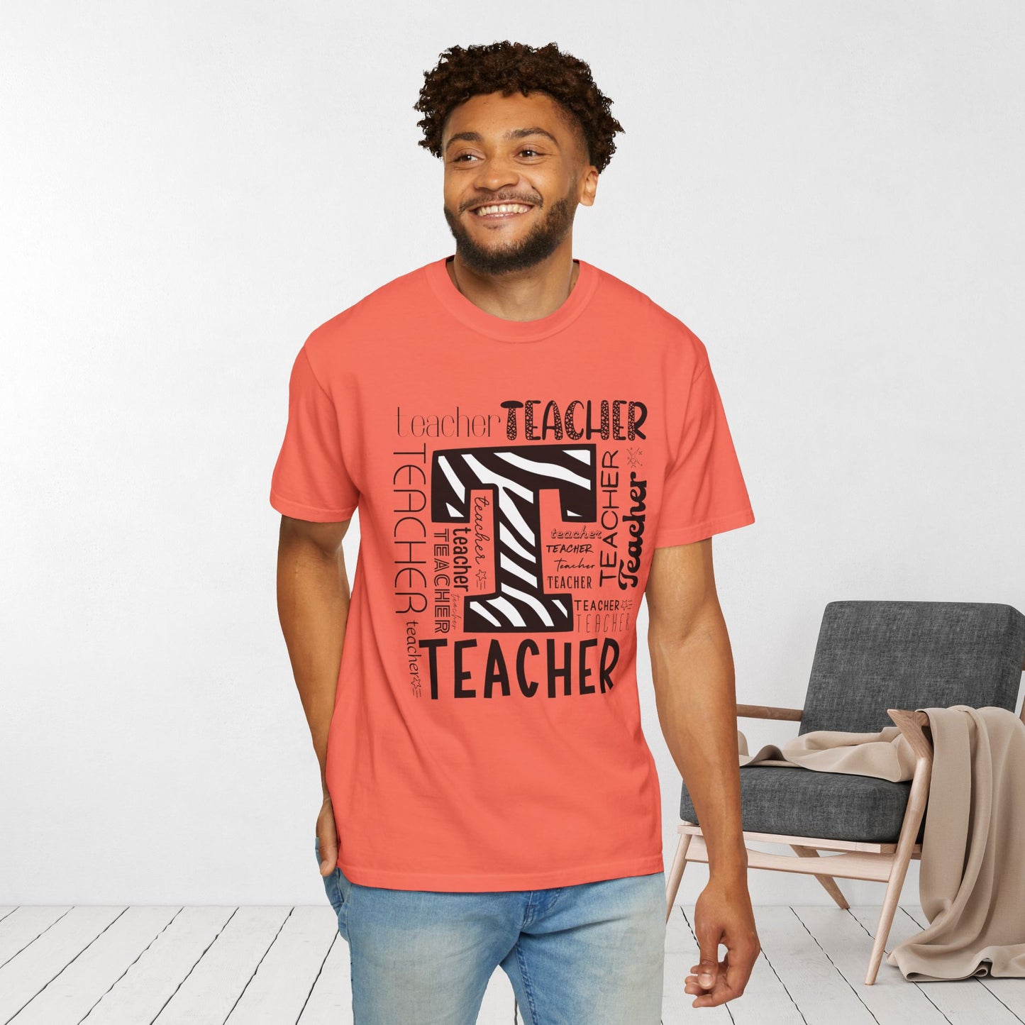 Trendy Teacher Comfort Colors Shirt