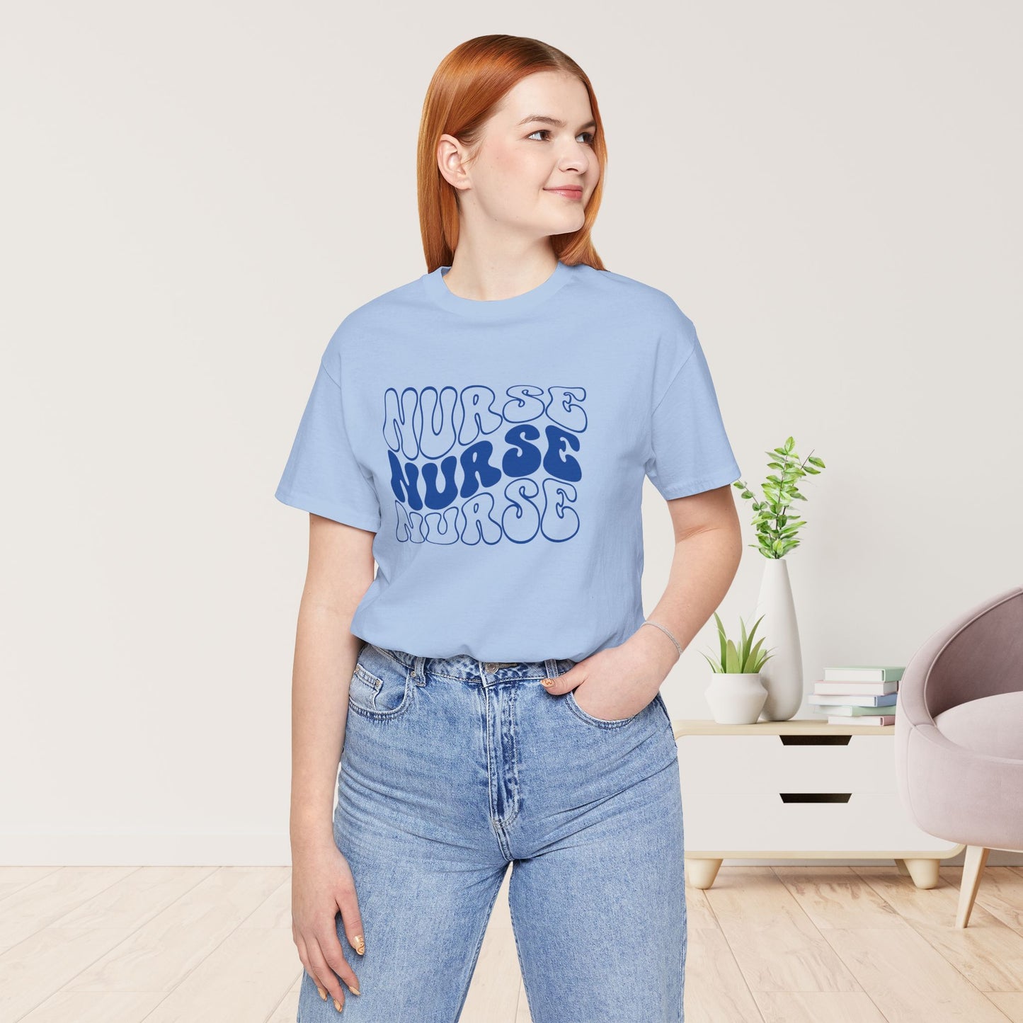 Groovy Nurse Shirt - Registered Nurse Soft Cotton Tee
