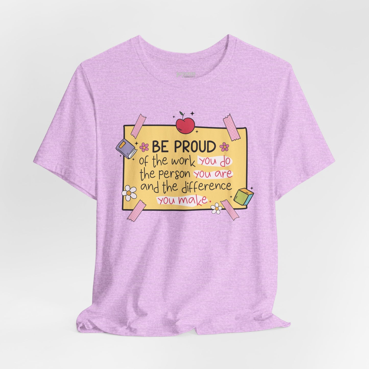 Trendy Motivational Teacher Soft Cotton Tee