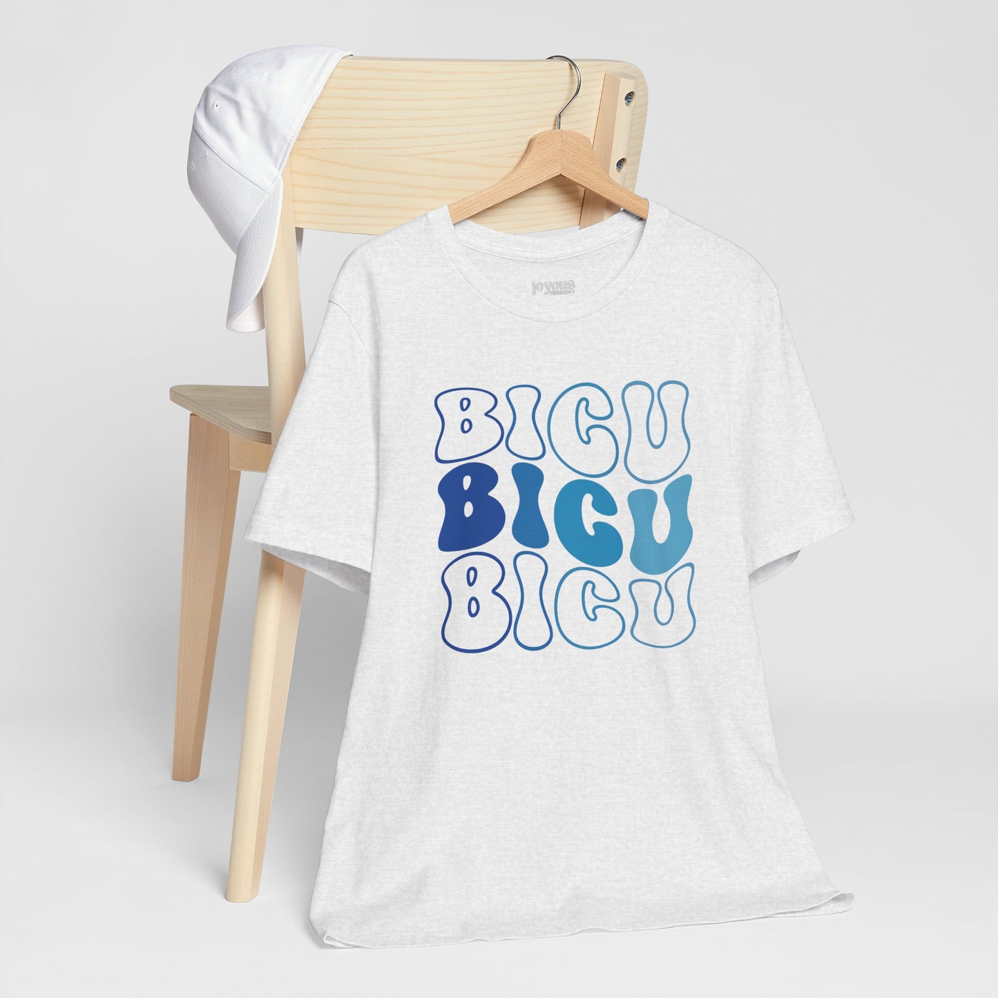 Groovy Blue BICU Shirt - Burn ICU Nurse Soft Cotton Tee
