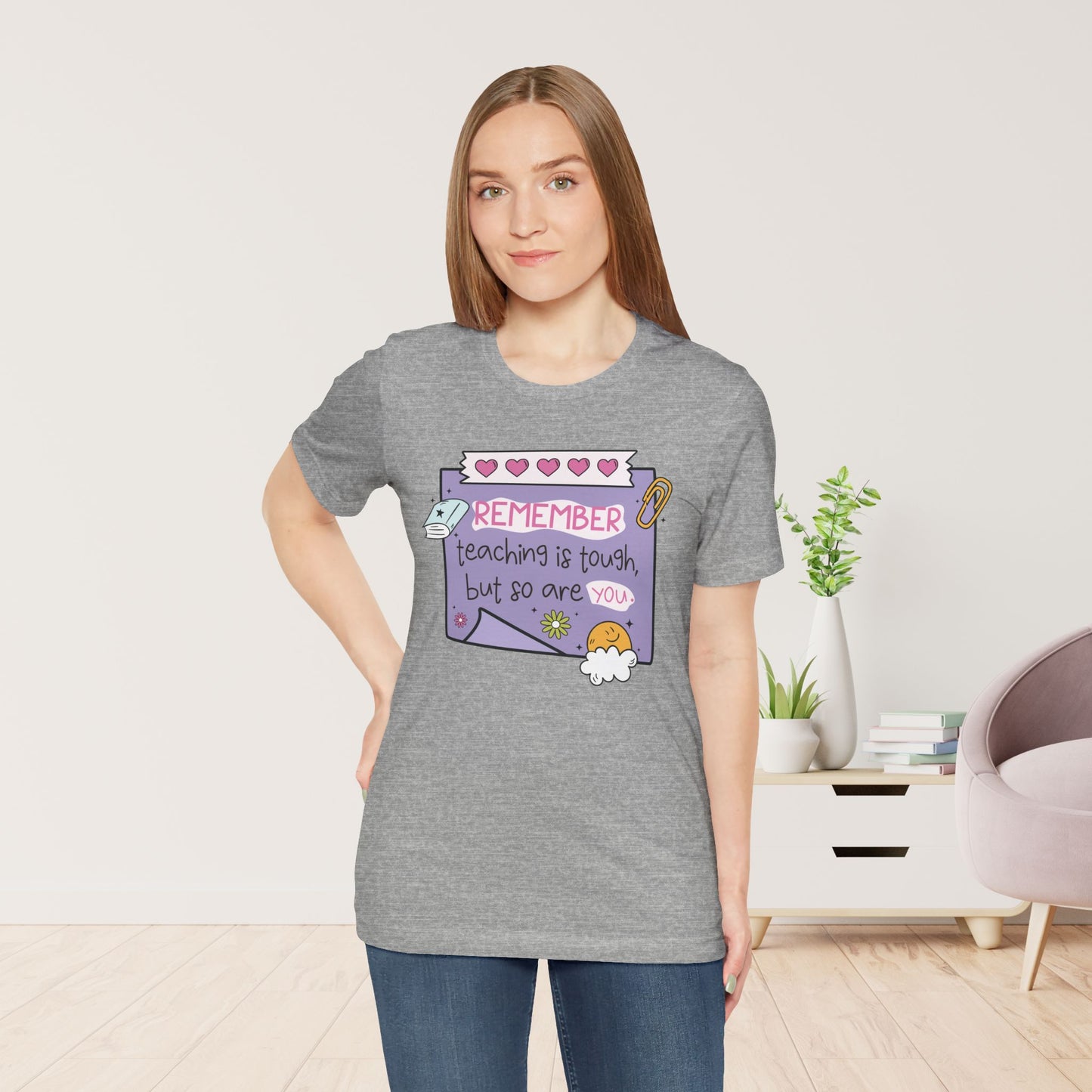 Trendy Motivational Teacher Soft Cotton Tee