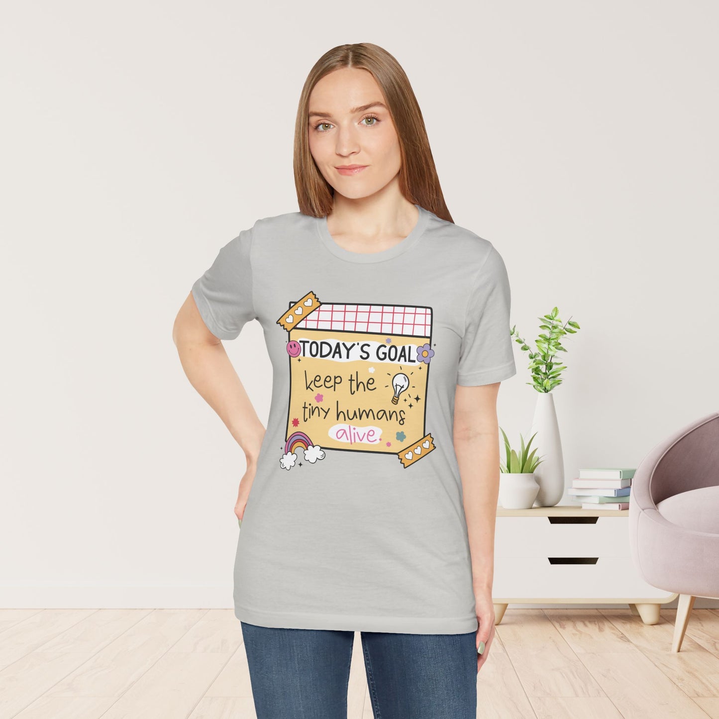 Trendy Motivational Teacher Soft Cotton Tee