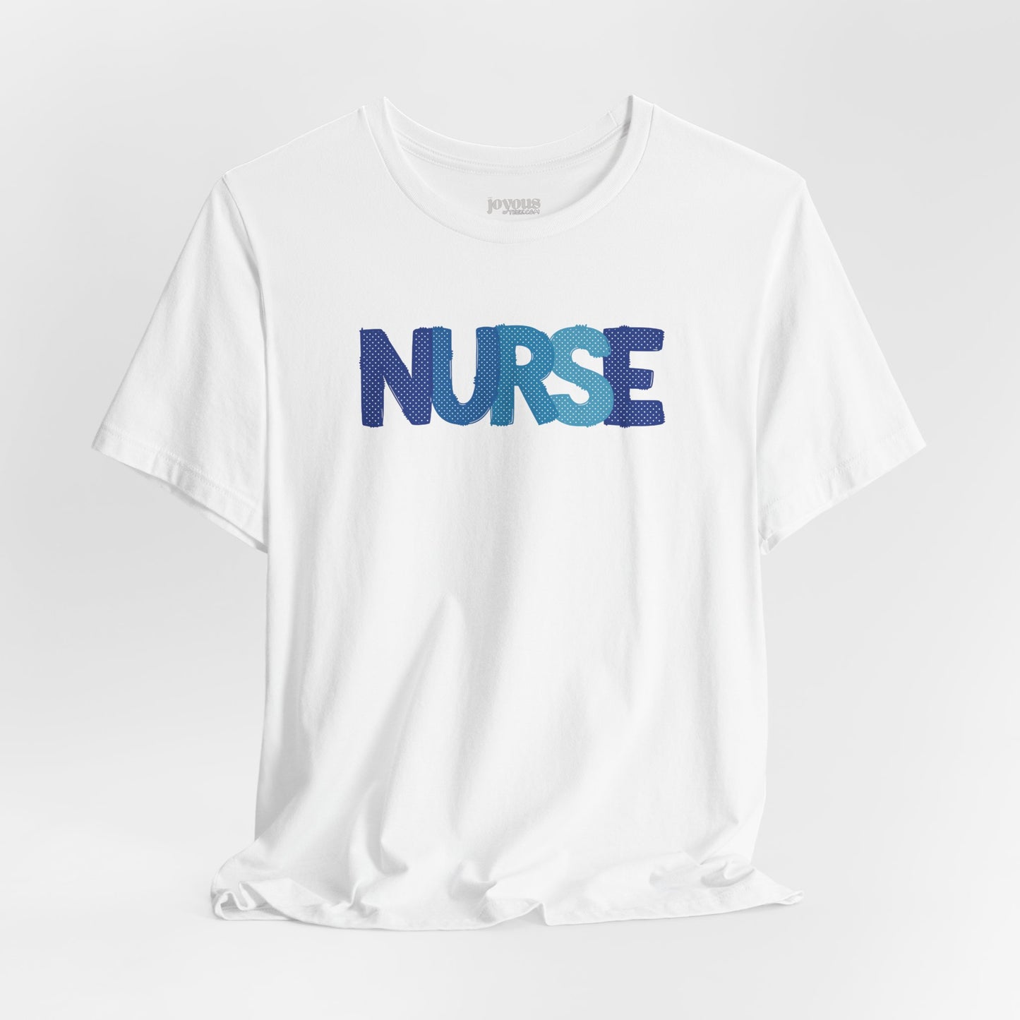 Polka Dot Nurse Shirt - Registered Nurse Soft Cotton Tee
