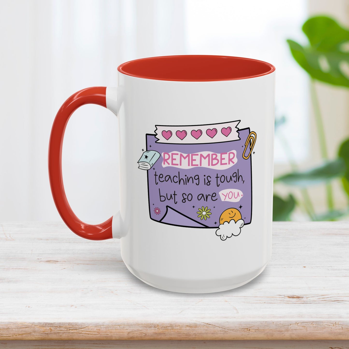 Trendy Motivational Teacher Mug