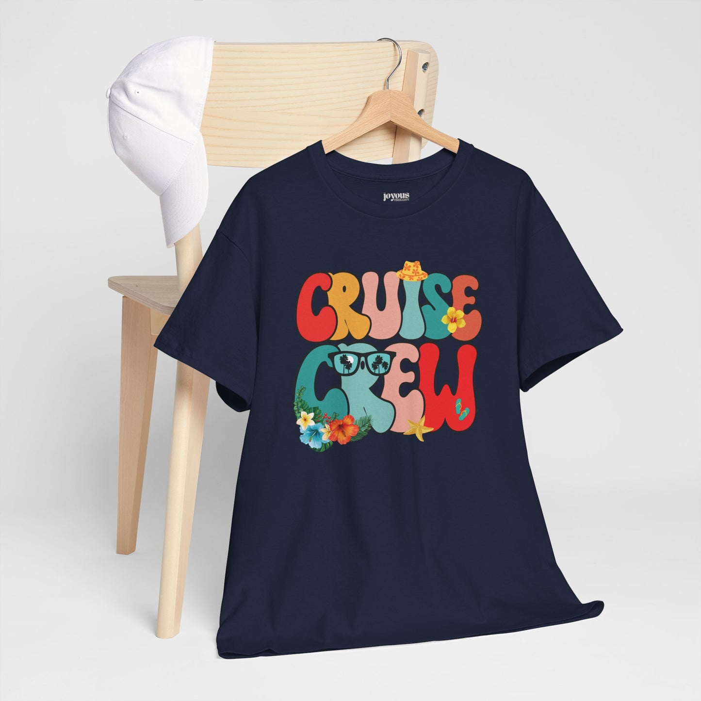 Groovy Cruise Crew Shirt - Family Cruise Vacation Heavy Cotton Tee