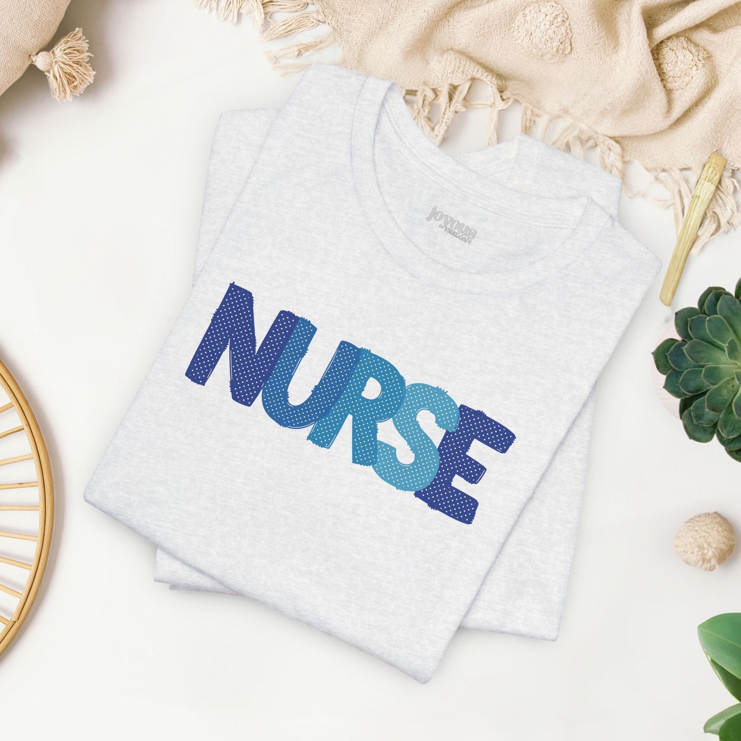 Polka Dot Nurse Shirt - Registered Nurse Soft Cotton Tee