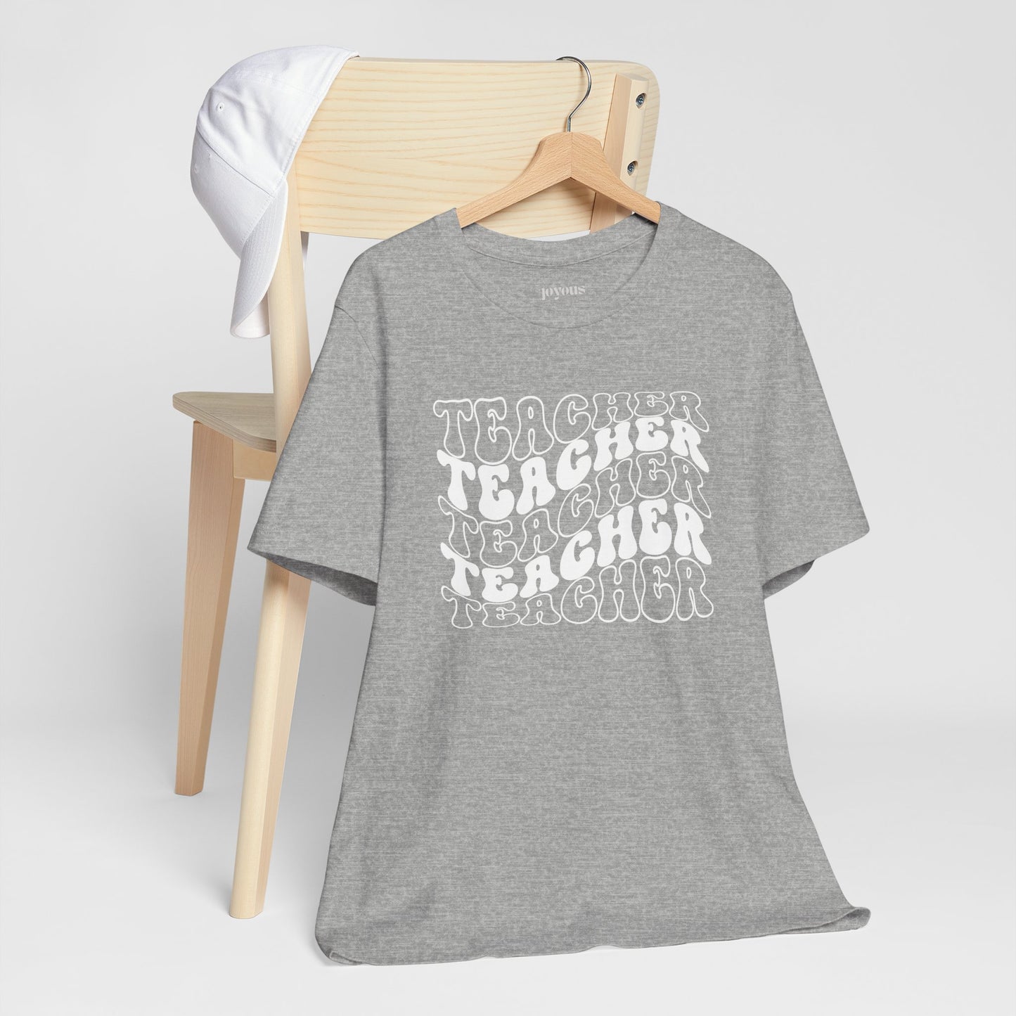 Groovy Teacher Soft Cotton Tee for School Teachers