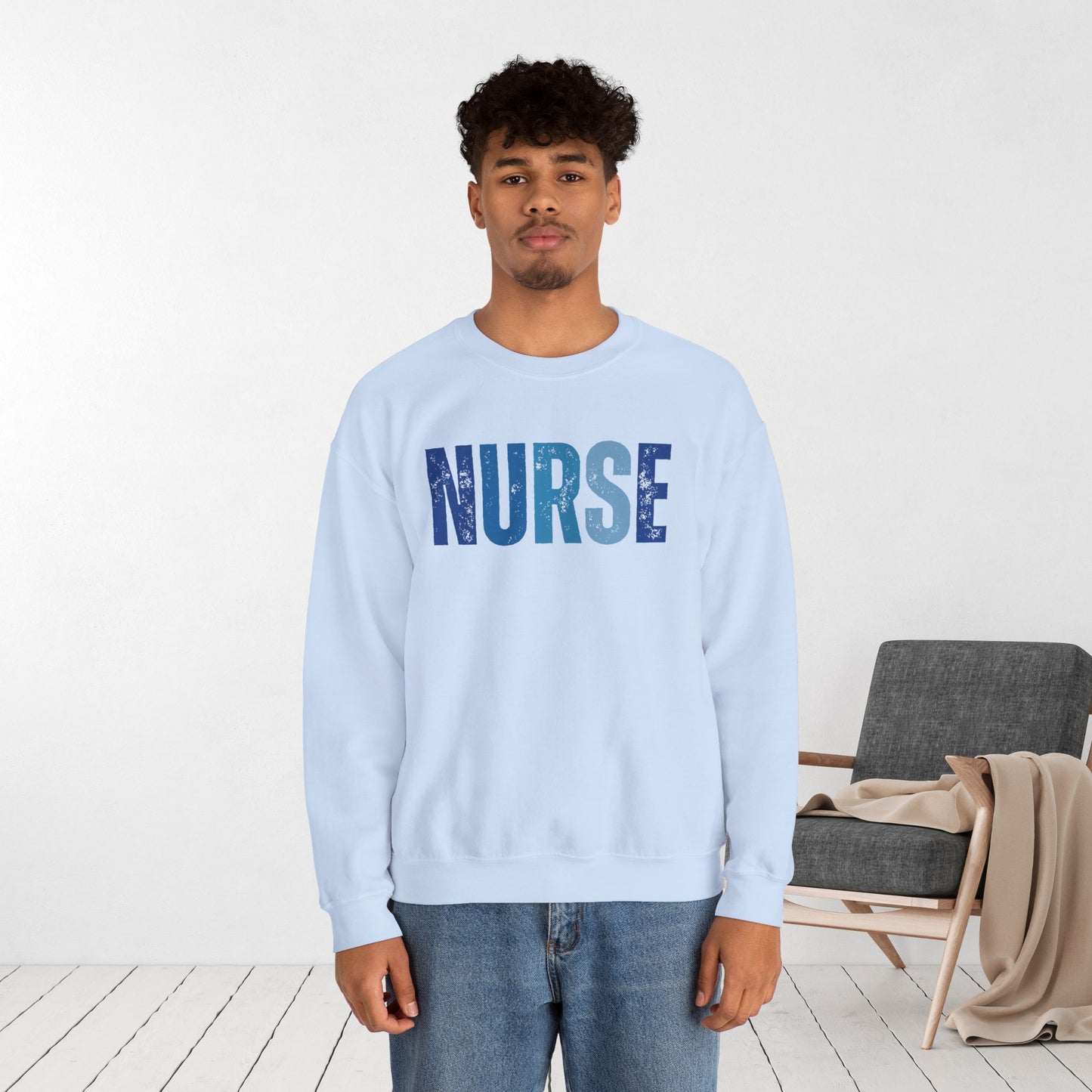 Retro Nurse Sweatshirt for Registered Nurse