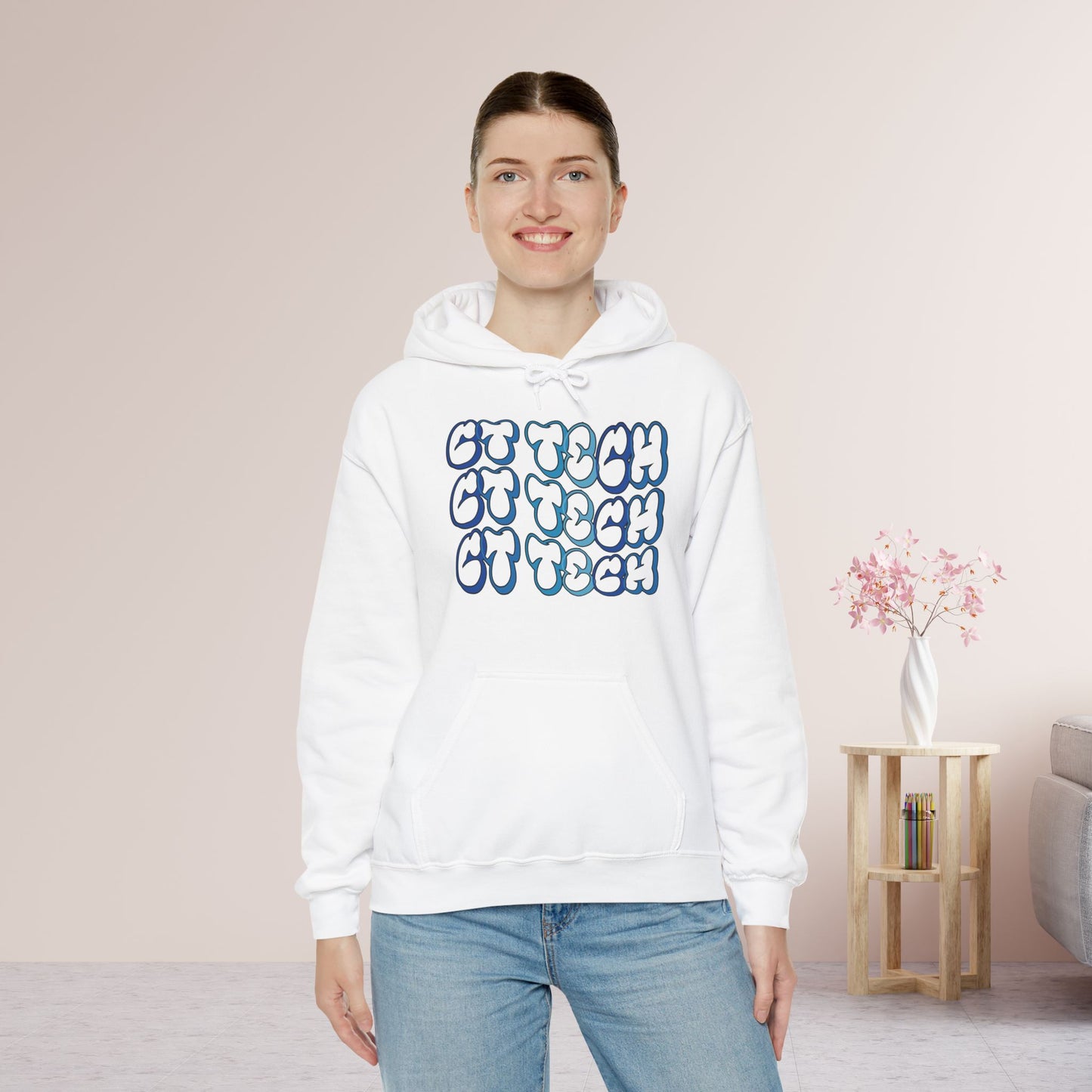 Groovy Blue CT Tech Hoodie - CT Technologist Hoodie
