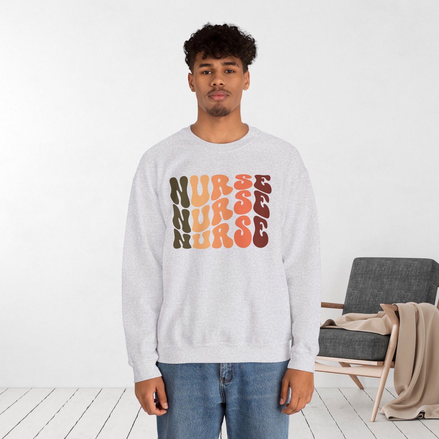 Groovy Registered Nurse Sweatshirt