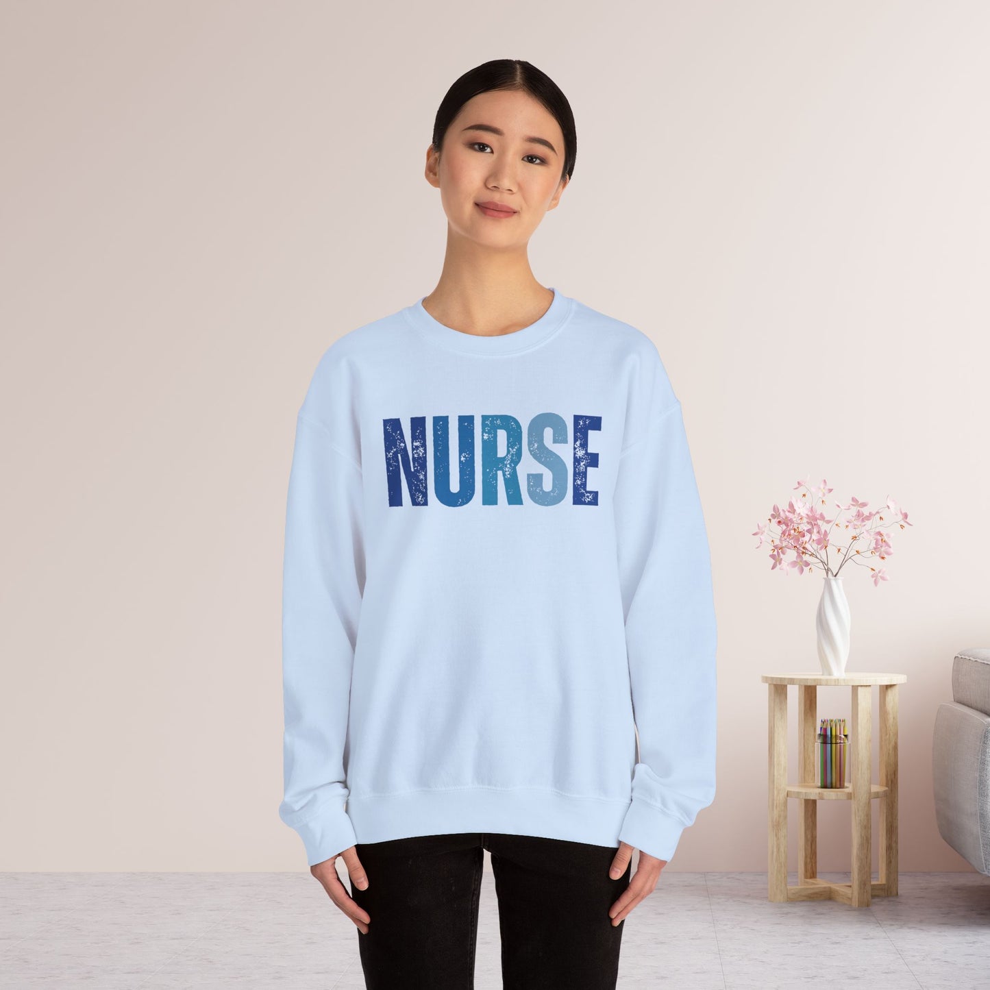 Retro Nurse Sweatshirt for Registered Nurse