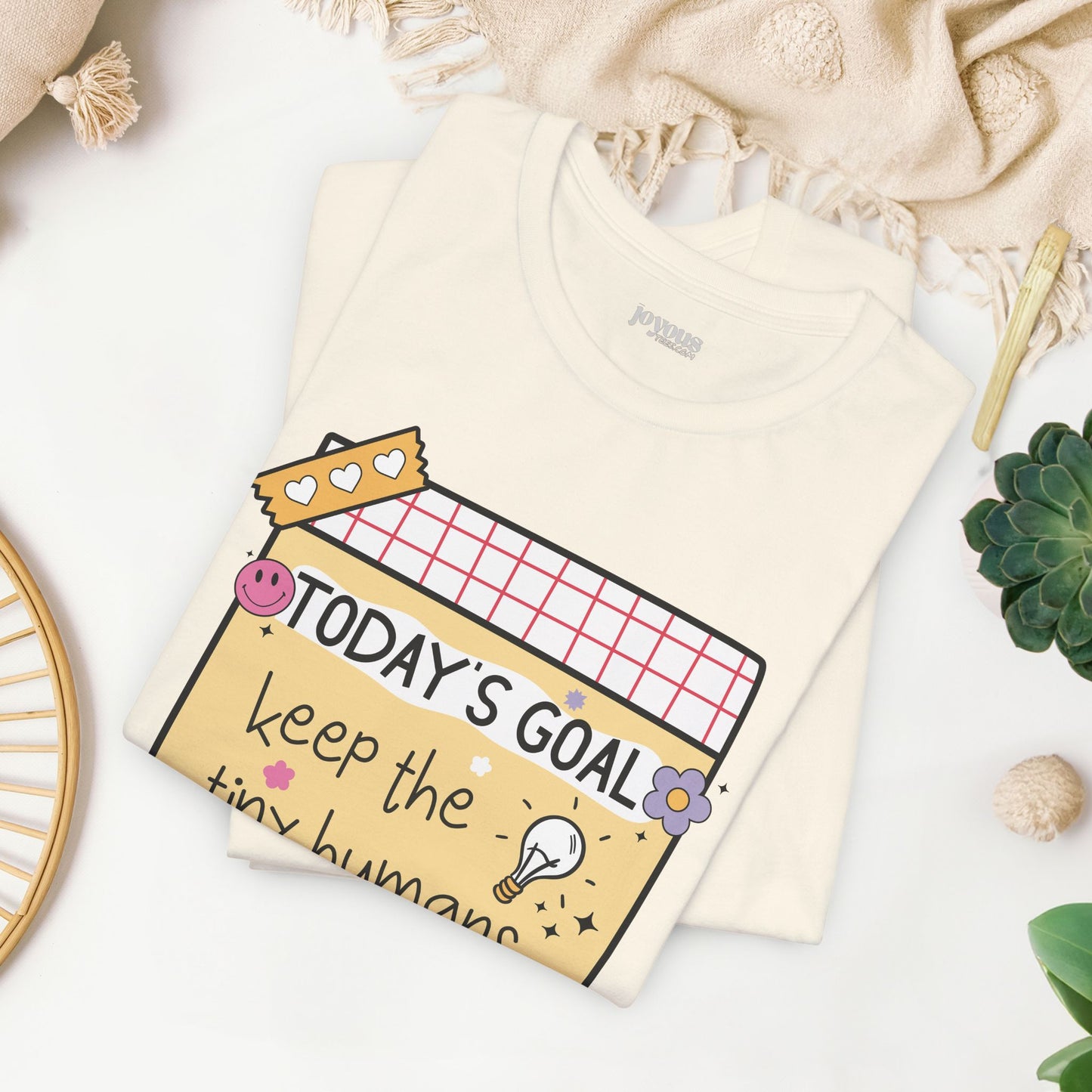 Trendy Motivational Teacher Soft Cotton Tee