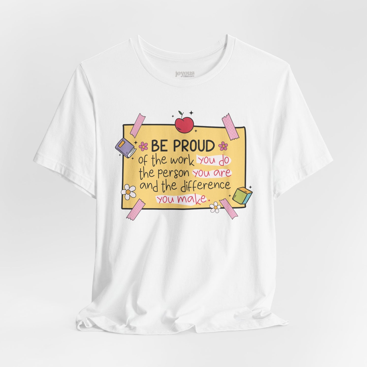 Trendy Motivational Teacher Soft Cotton Tee