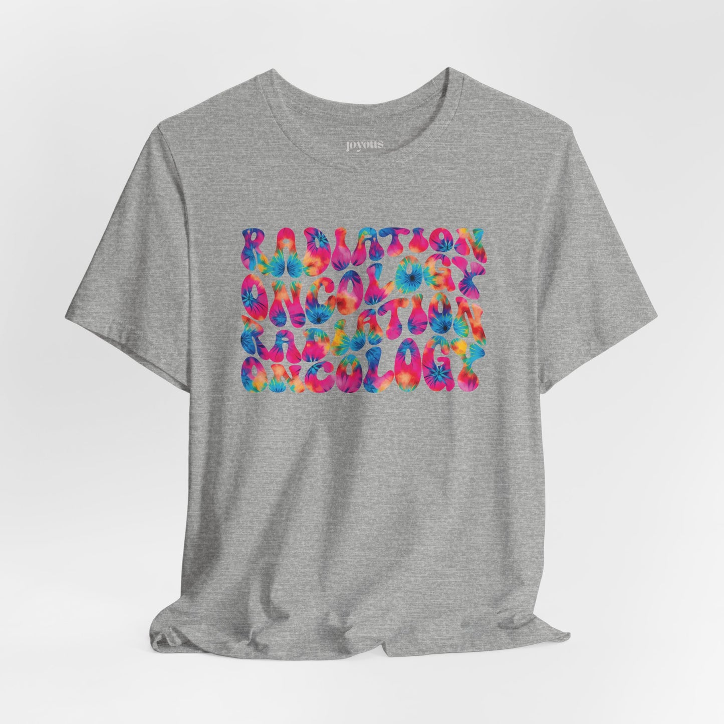 Tie Dye Groovy Radiation Oncology Soft Cotton Tee
