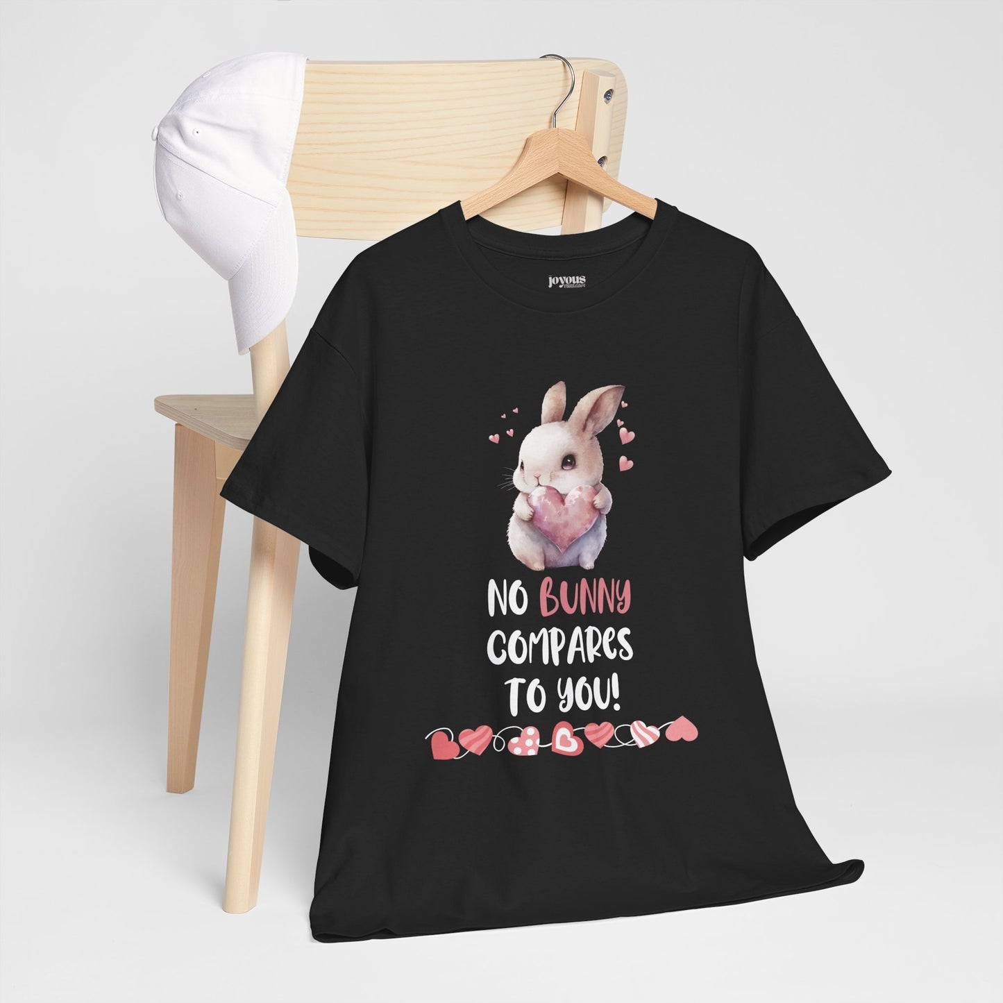 Valentine's Day Teacher Shirt - No Bunny Compares to You Heavy Cotton Tee