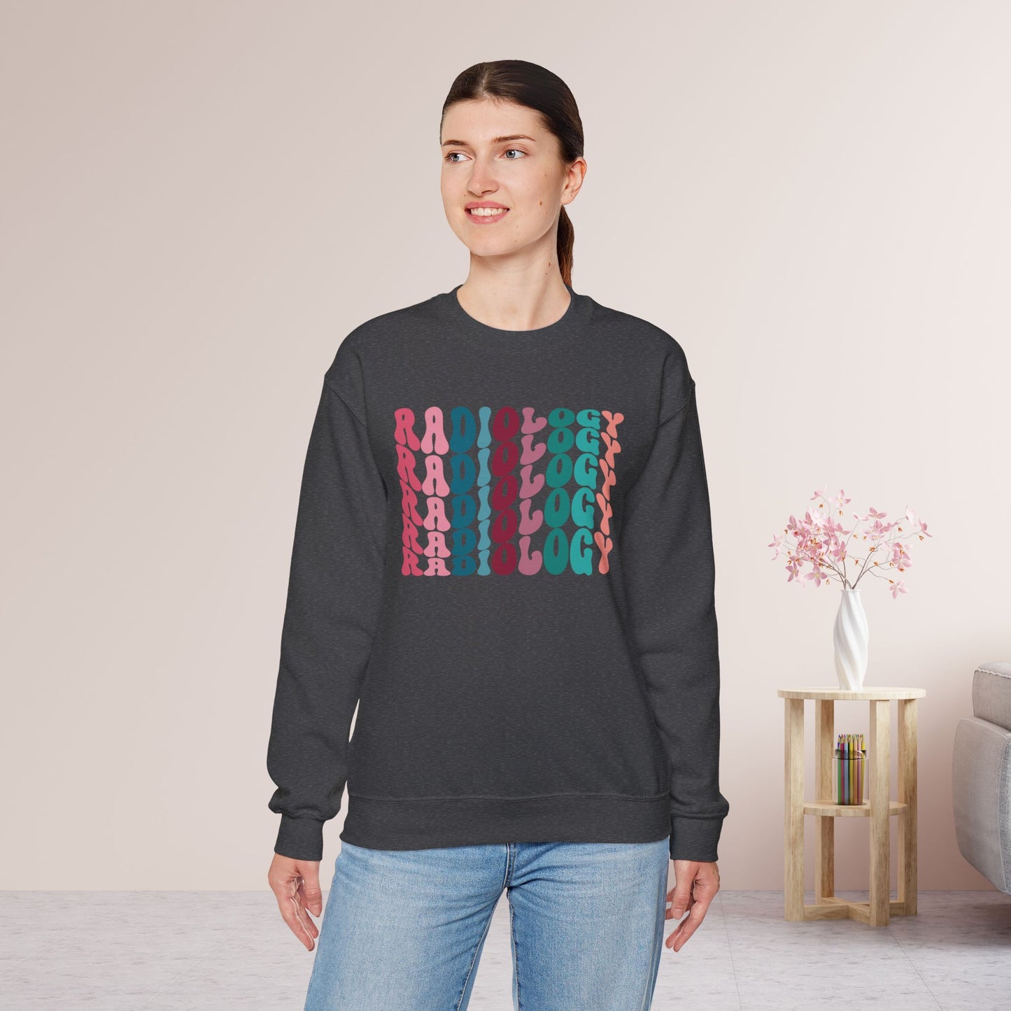 Groovy Colorful Radiology Sweatshirt for RAD Technician
