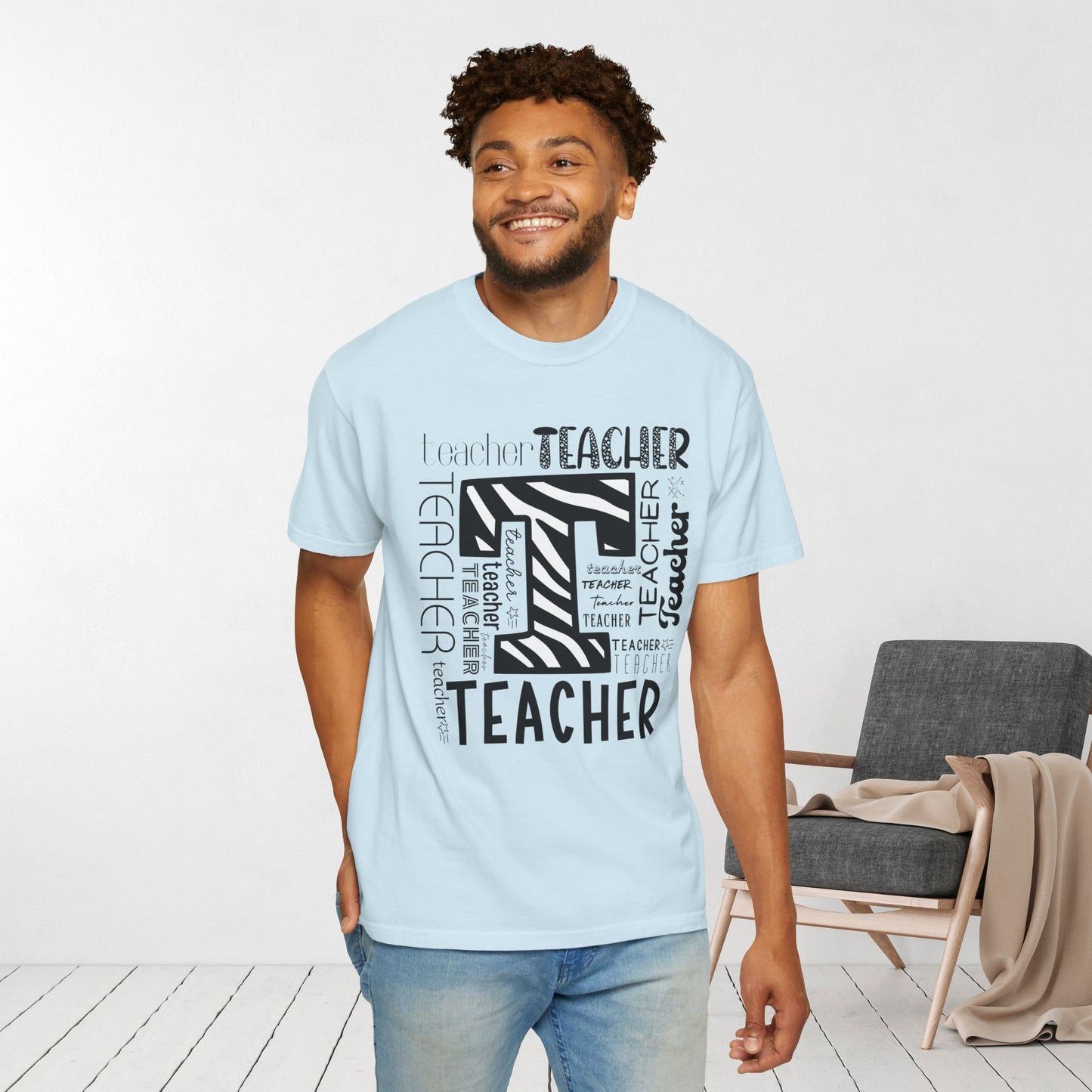Trendy Teacher Comfort Colors Shirt