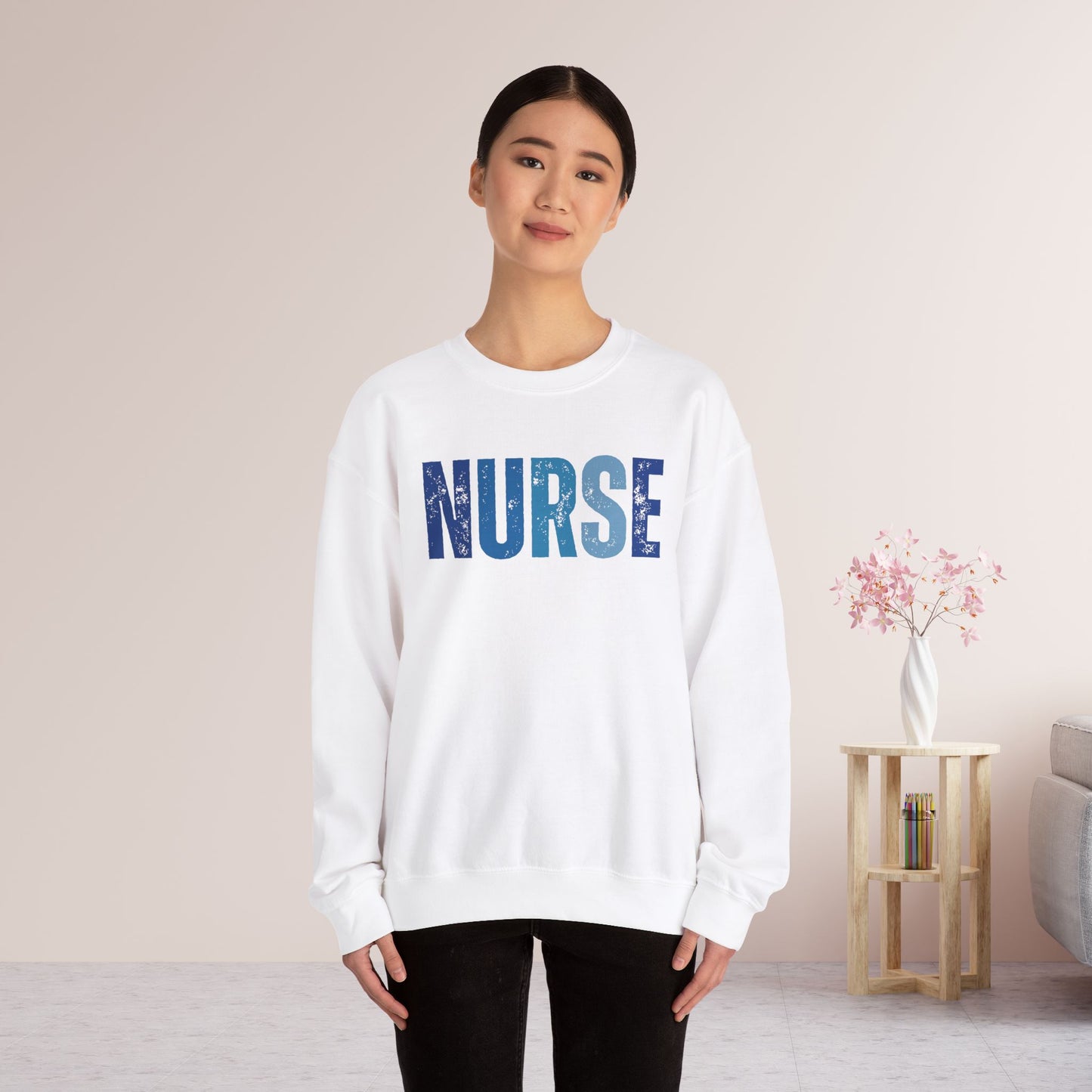 Retro Nurse Sweatshirt for Registered Nurse