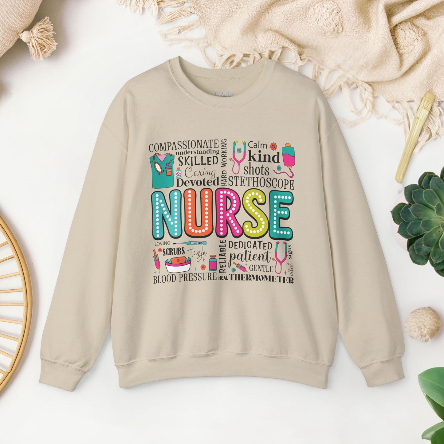 Trendy Nurse Sweatshirt for Registered Nurse