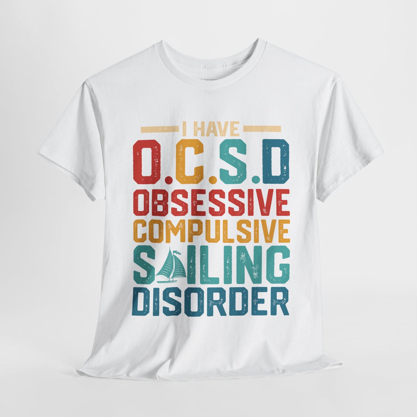 Funny Sailing Shirt - Unisex Sailing Heavy Cotton Tee