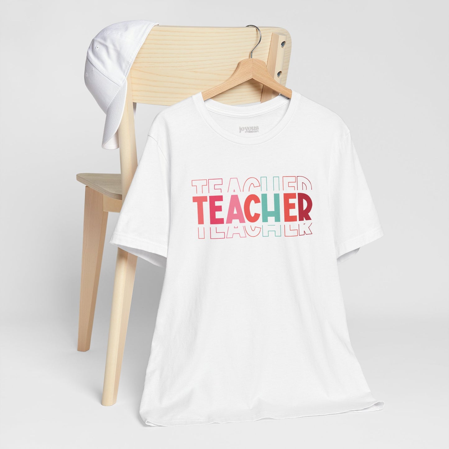 Colorful Teacher Soft Cotton Tee for School Teachers