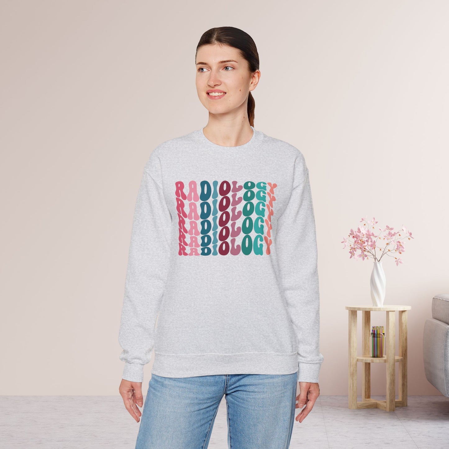 Groovy Colorful Radiology Sweatshirt for RAD Technician