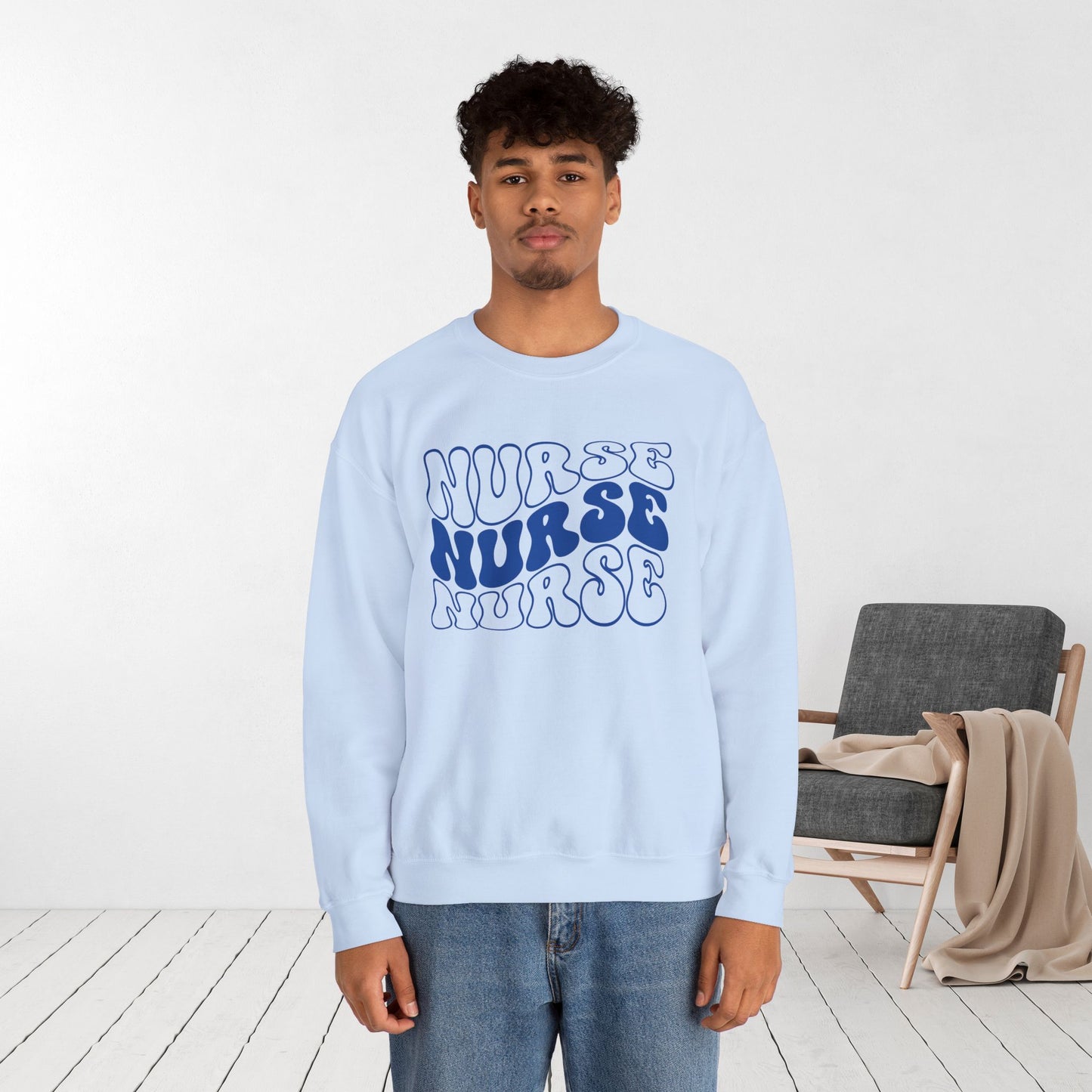 Groovy Nurse Sweatshirt - Registered Nurse Sweatshirt