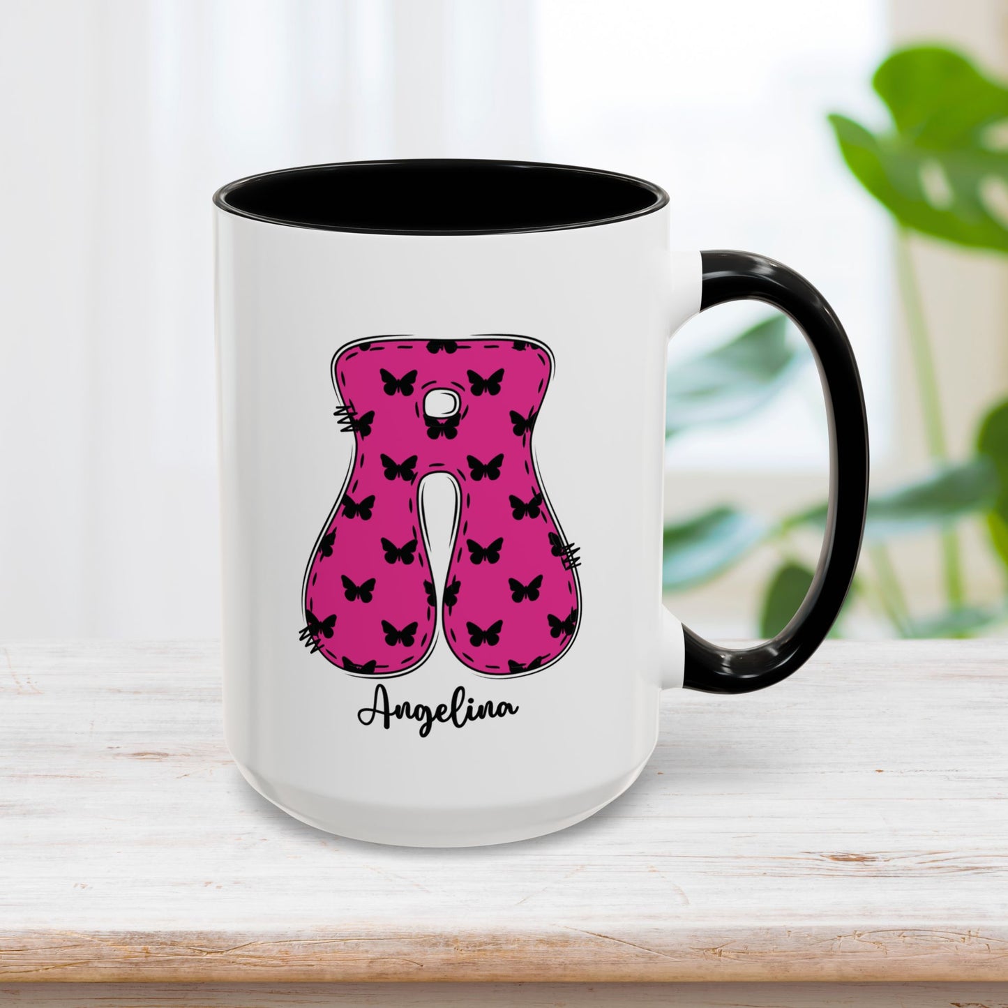 Custom Name Initial Letter Mug - Personalized Gifts A-Z