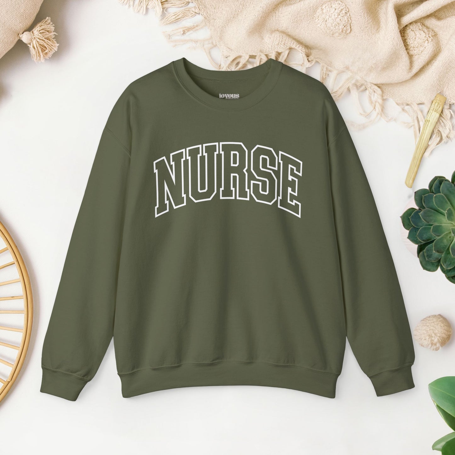 Unisex Retro Nurse Sweatshirt for Registered Nurse