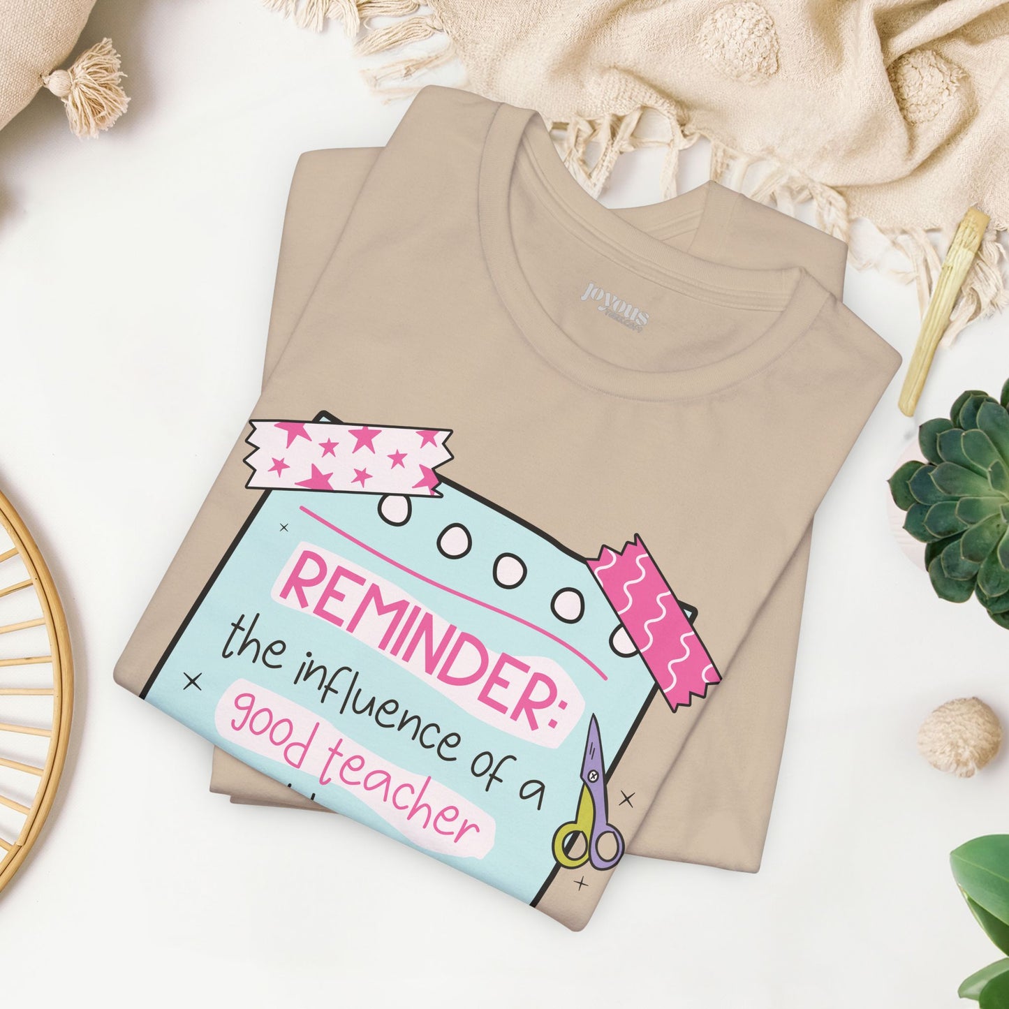 Trendy Motivational Teacher Soft Cotton Tee