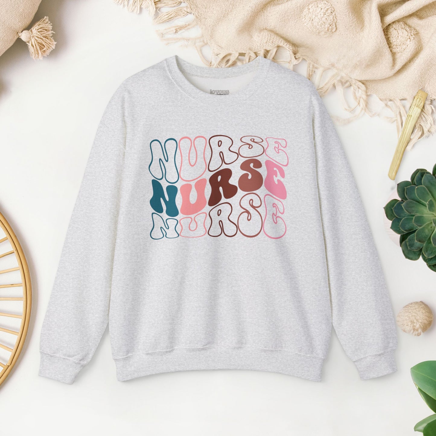 Groovy Nurse Sweatshirt for Registered Nurse
