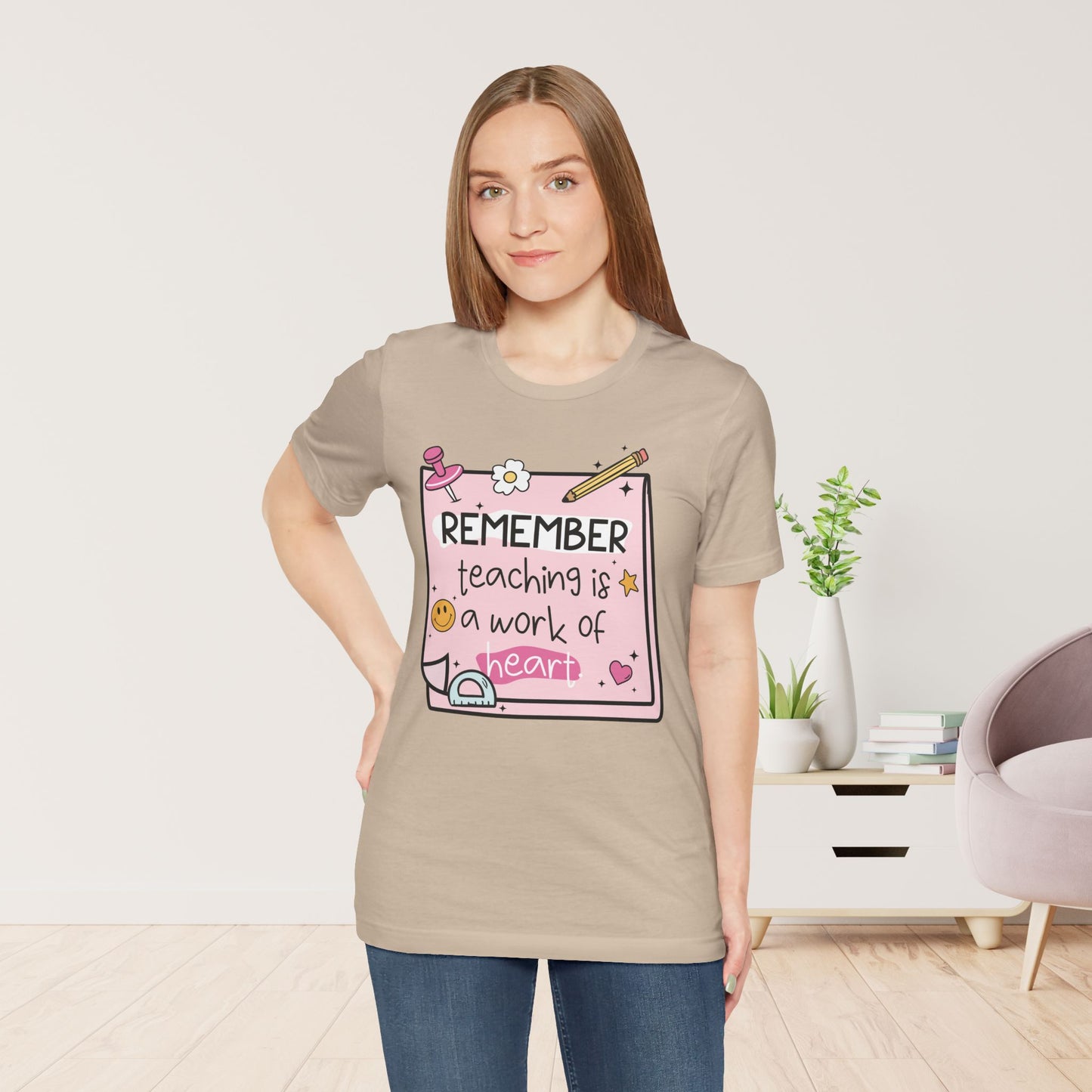 Trendy Motivational Teacher Soft Cotton Tee