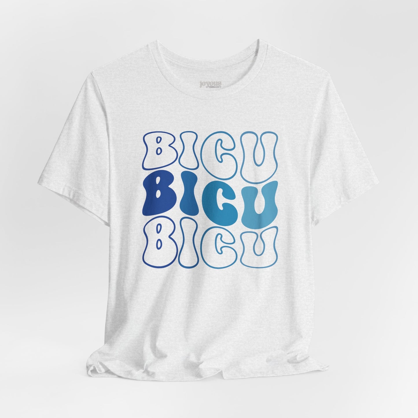 Groovy Blue BICU Shirt - Burn ICU Nurse Soft Cotton Tee
