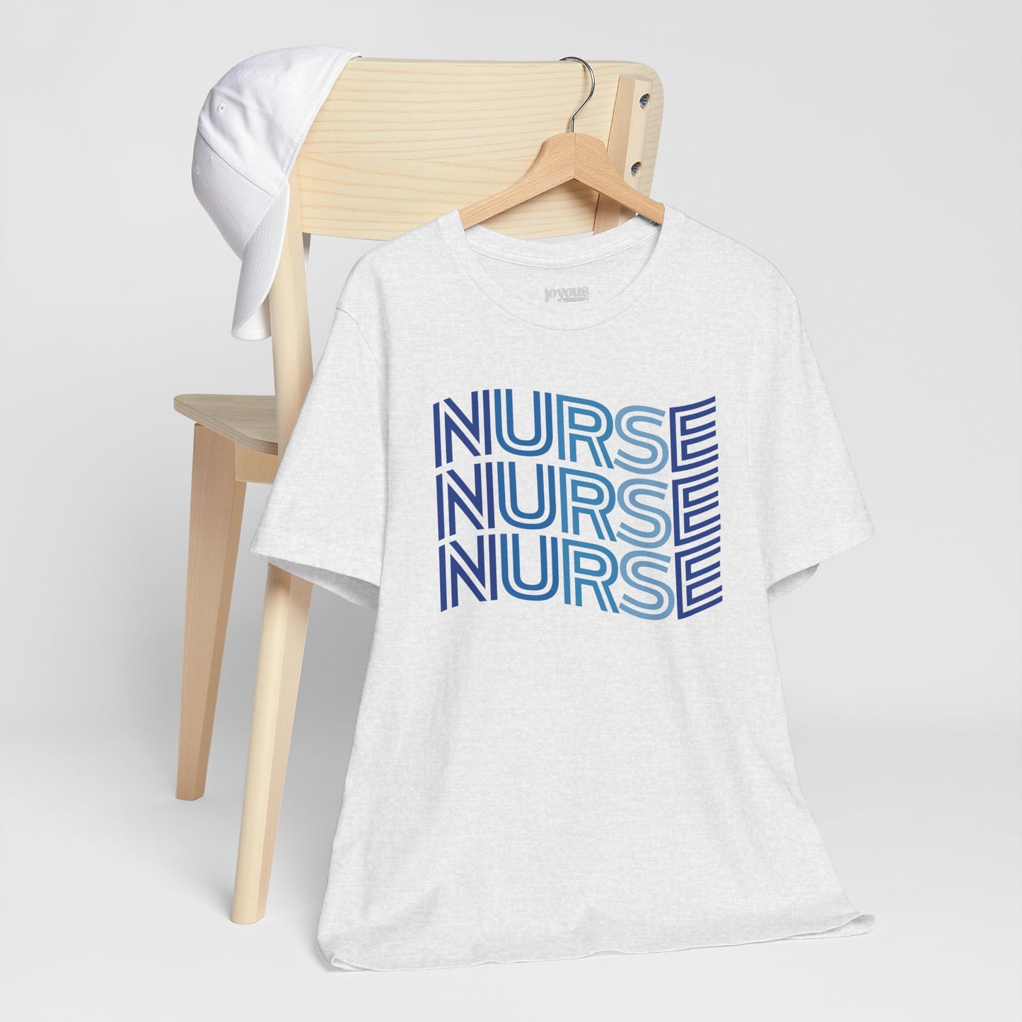 Wavy Nurse Shirt - Registered Nurse Soft Cotton Tee