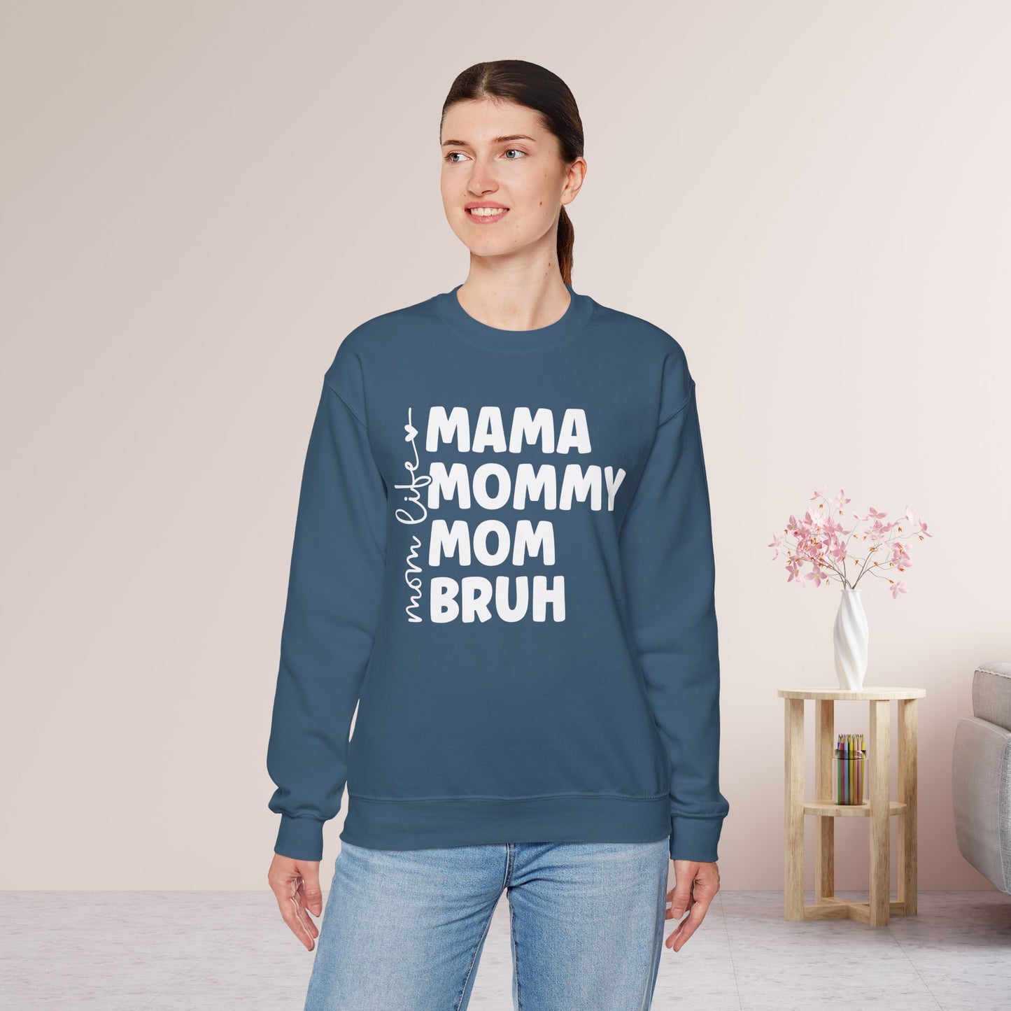 Mom Life Sweatshirt - Mama Crewneck Pullover
