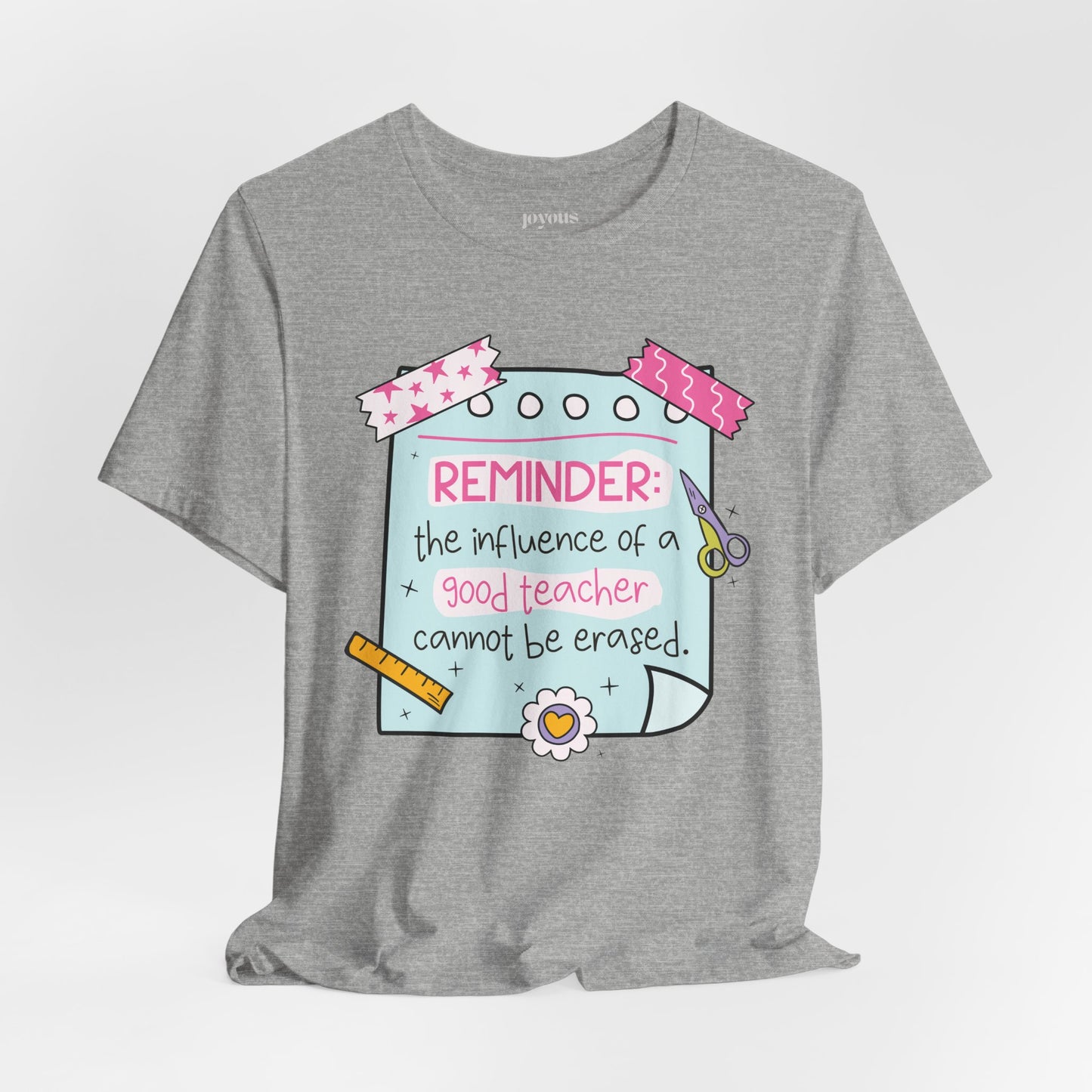 Trendy Motivational Teacher Soft Cotton Tee