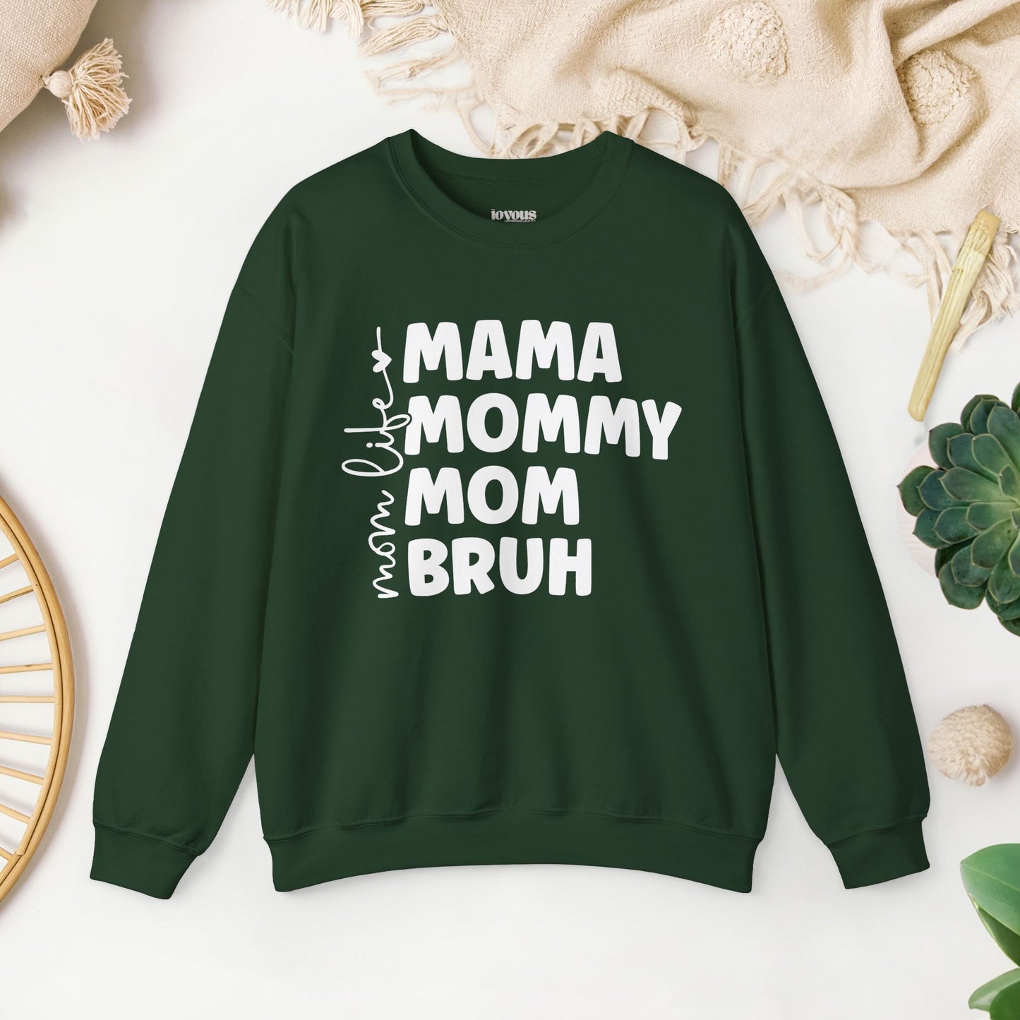 Mom Life Sweatshirt - Mama Crewneck Pullover