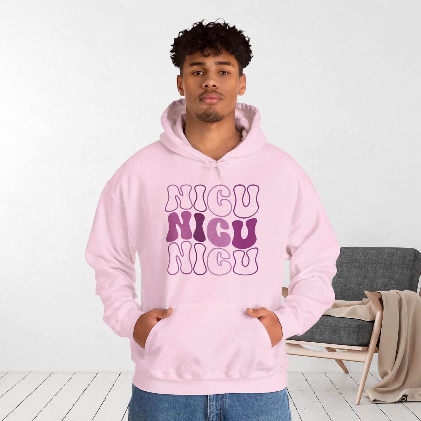 Groovy NICU Hoodie - Neonatal ICU Nurse Hoodie