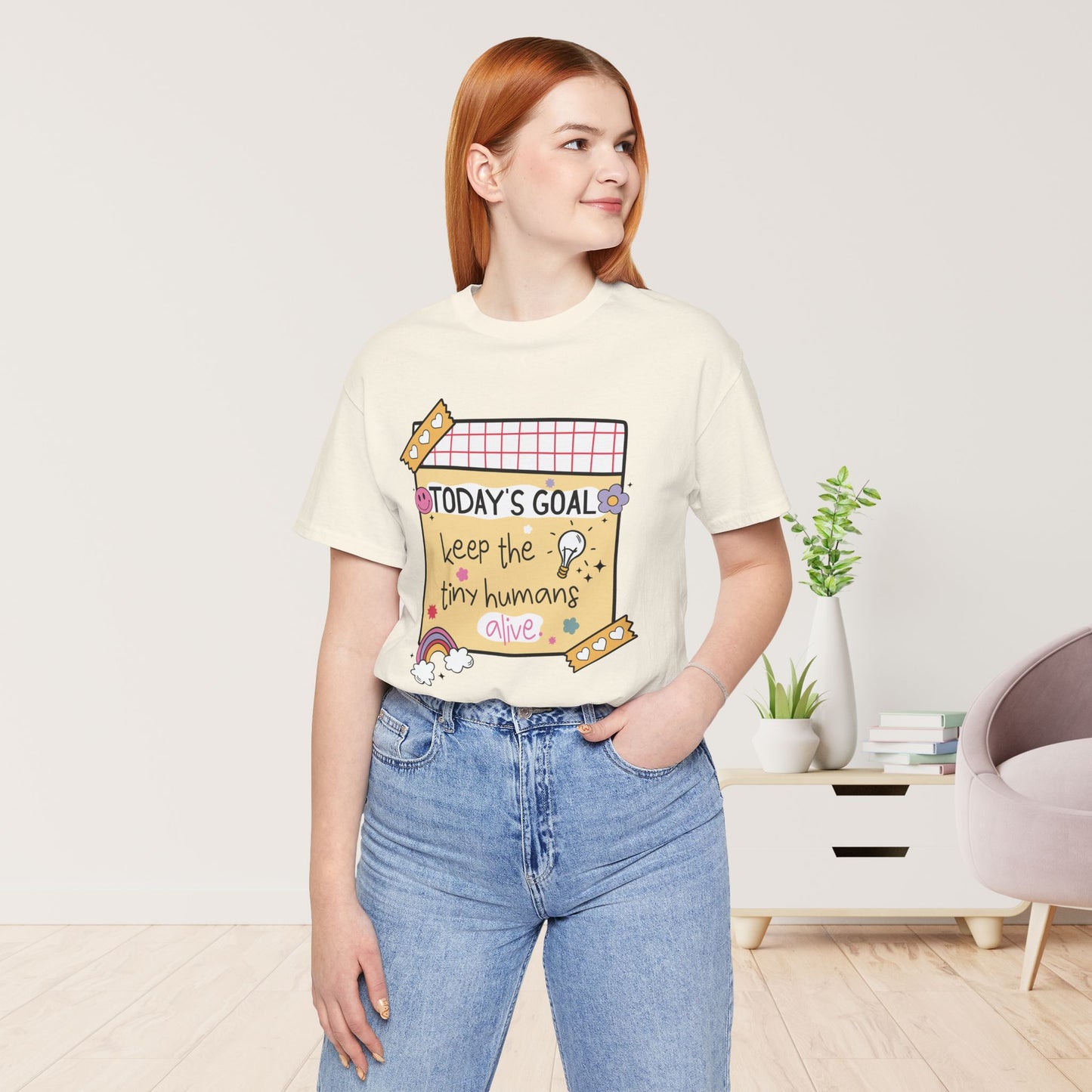 Trendy Motivational Teacher Soft Cotton Tee