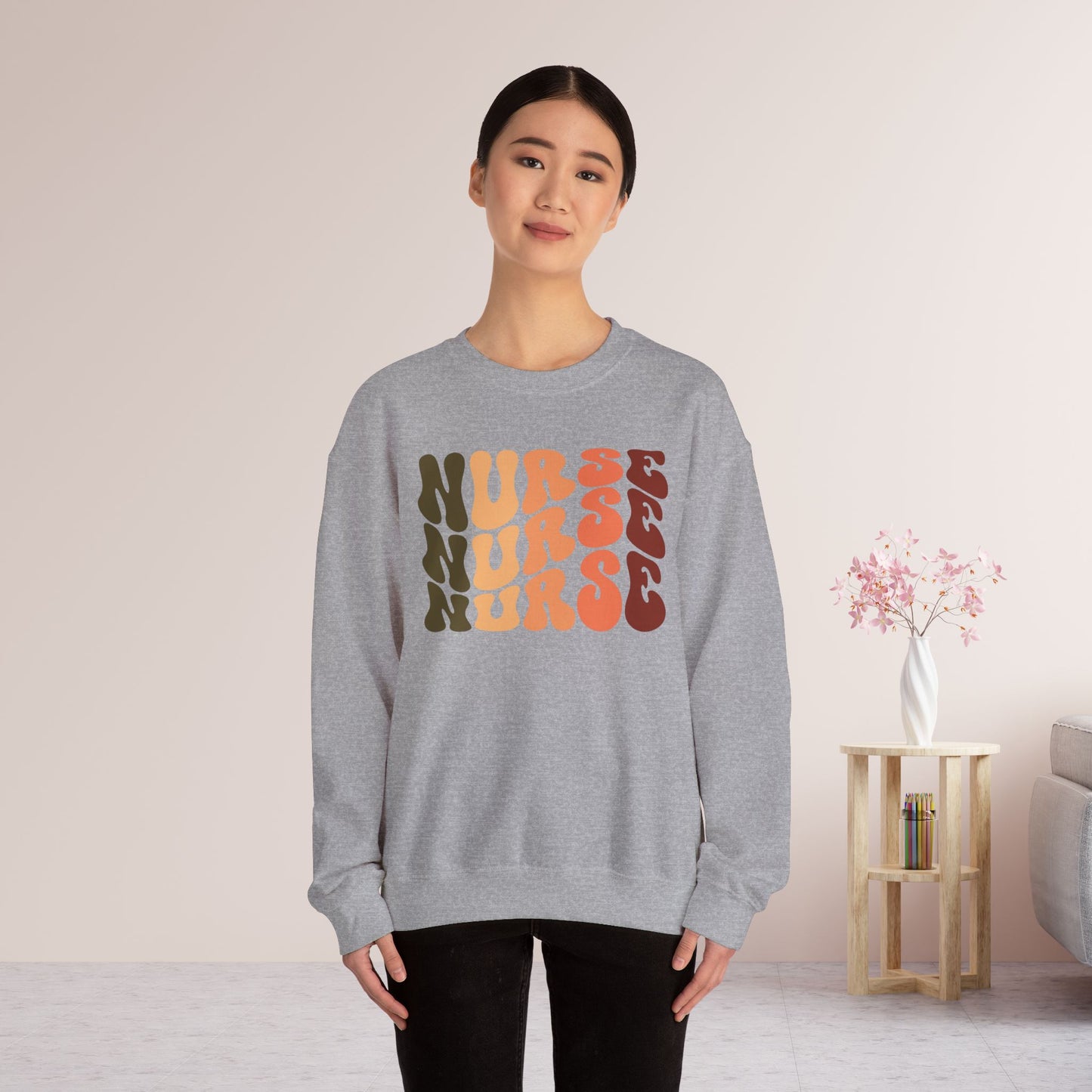 Groovy Registered Nurse Sweatshirt