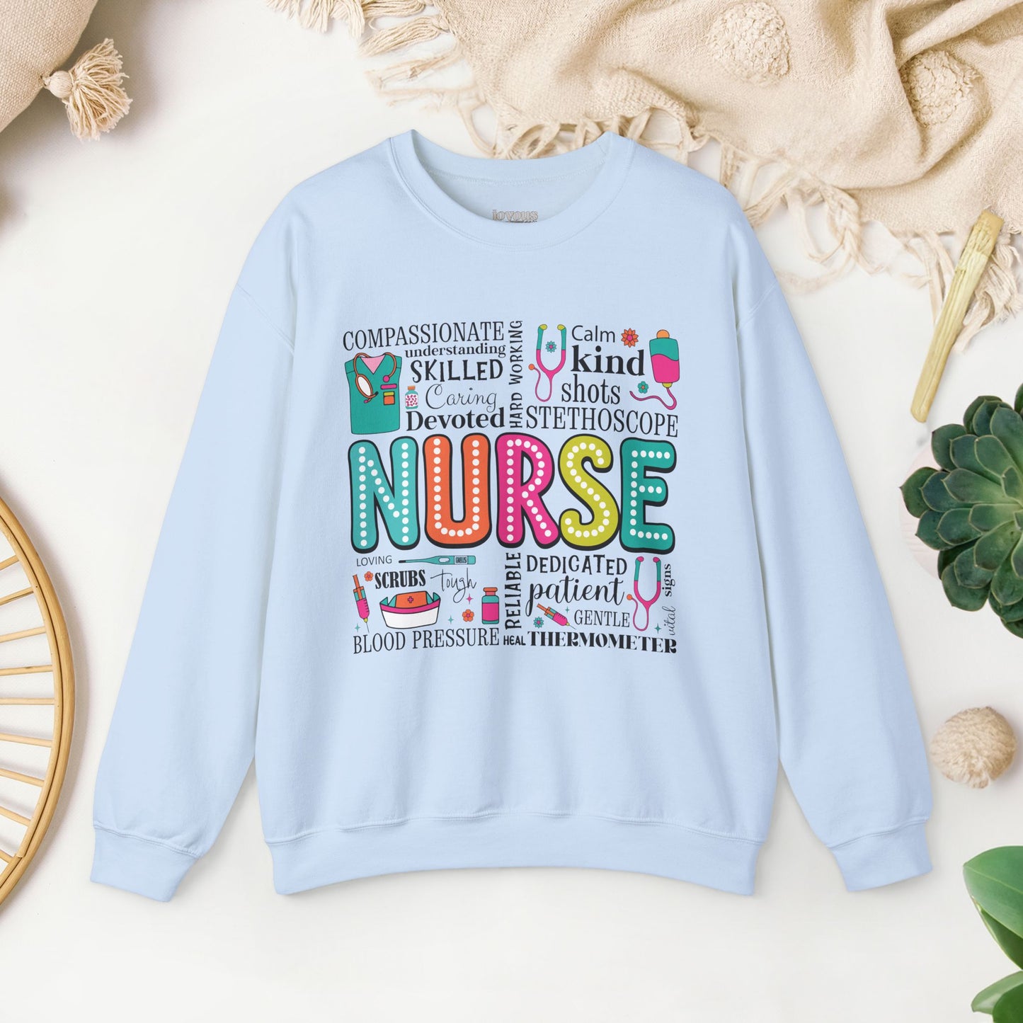 Trendy Nurse Sweatshirt for Registered Nurse