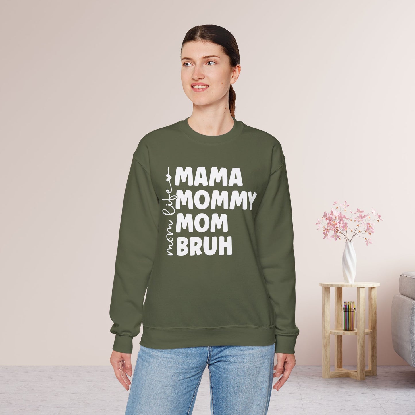 Mom Life Sweatshirt - Mama Crewneck Pullover