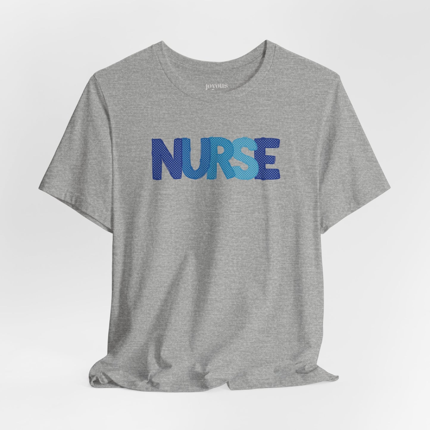 Polka Dot Nurse Shirt - Registered Nurse Soft Cotton Tee