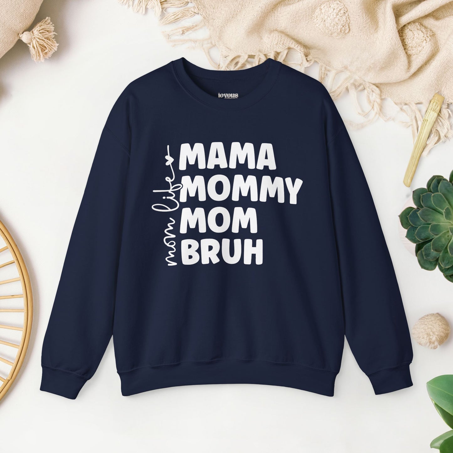 Mom Life Sweatshirt - Mama Crewneck Pullover