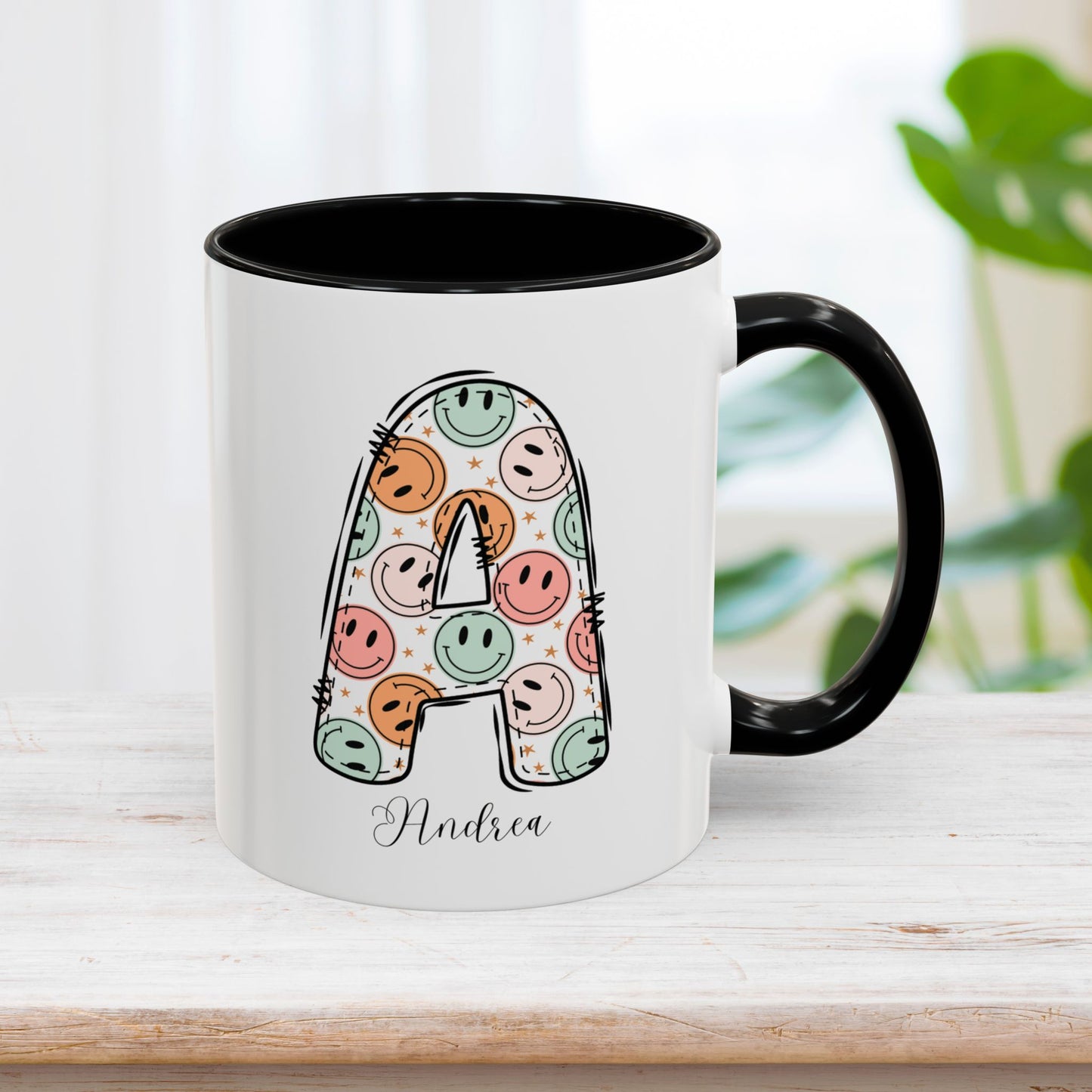 Custom Name Initial Letter Mug - Personalized Gifts A-Z