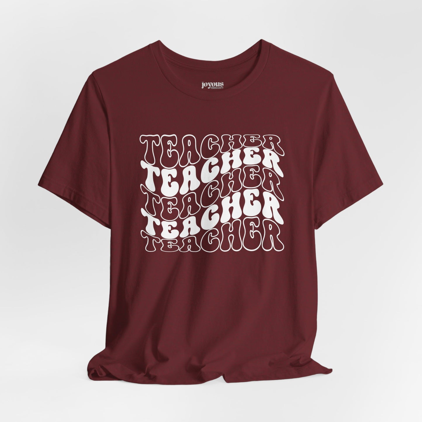 Groovy Teacher Soft Cotton Tee for School Teachers